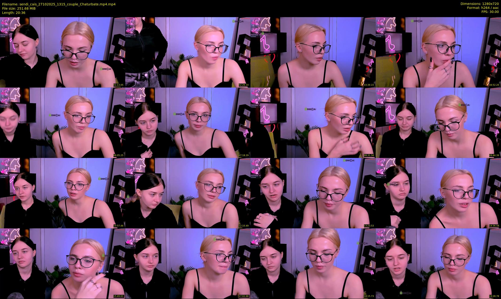 sendi_cais — 21 minute Chaturbate female cam show recording, 720p, Oct 27, 2025