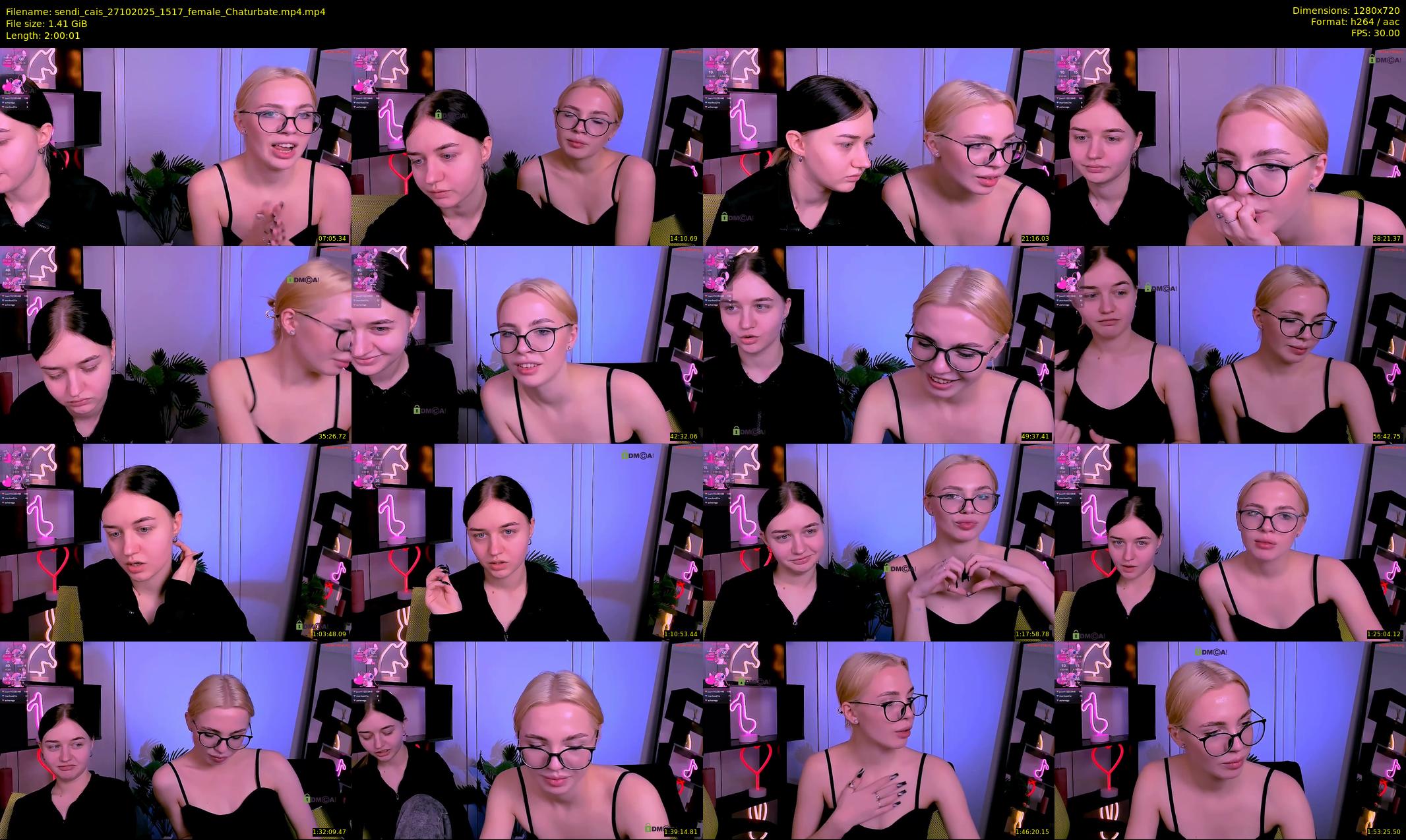 sendi_cais — 121 minute Chaturbate female cam show recording, 720p, Oct 27, 2025