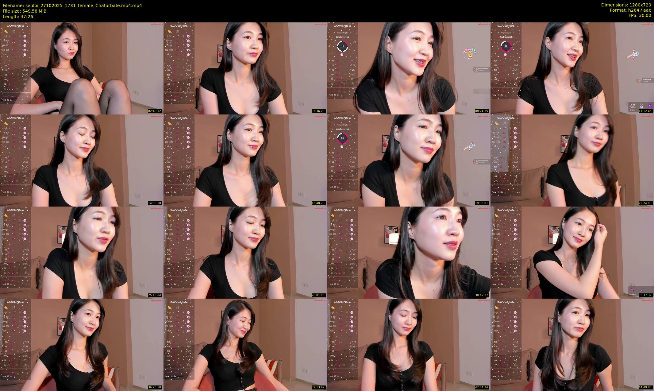seulbi — 48 minute Chaturbate female cam show recording, 720p, Oct 27, 2025