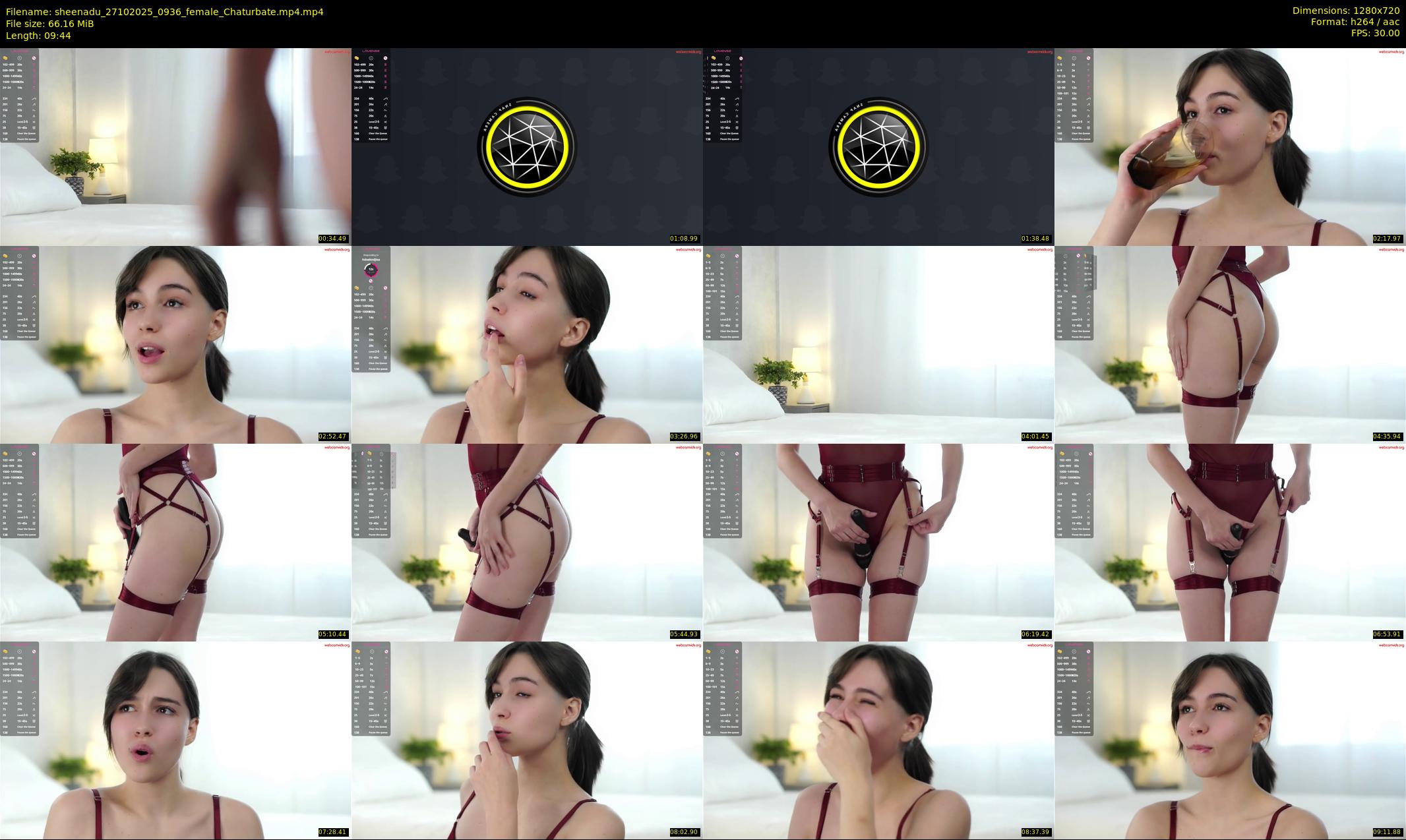 sheenadu — 10 minute Chaturbate female cam show recording, 720p, Oct 27, 2025
