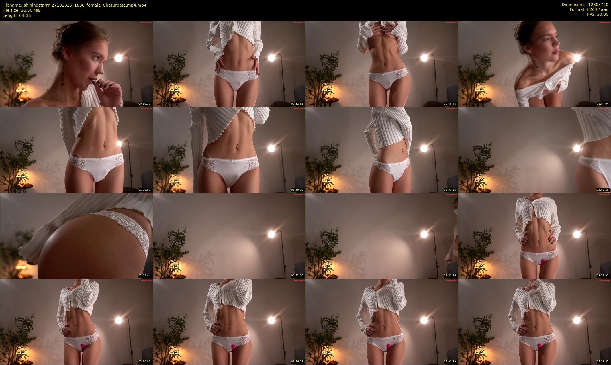shiningstarrr — 5 minute Chaturbate female cam show recording, 720p, Oct 27, 2025