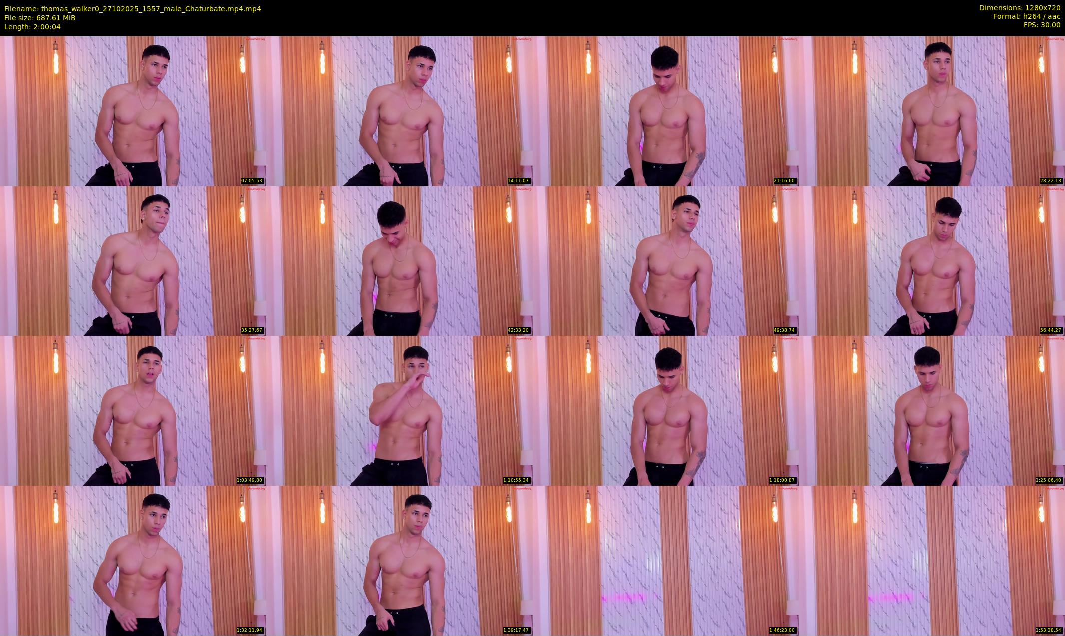 thomas_walker0 — 121 minute Chaturbate male cam show recording, 720p, Oct 27, 2025