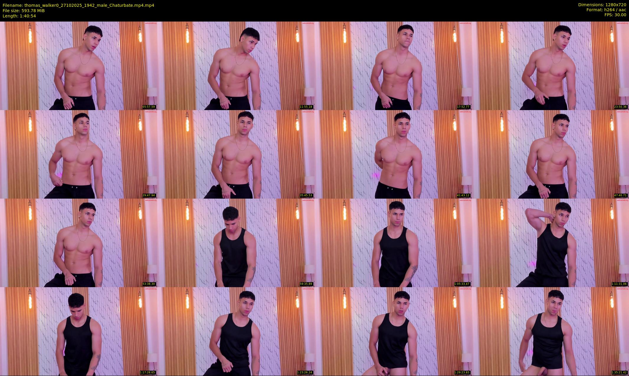 thomas_walker0 — 101 minute Chaturbate male cam show recording, 720p, Oct 27, 2025