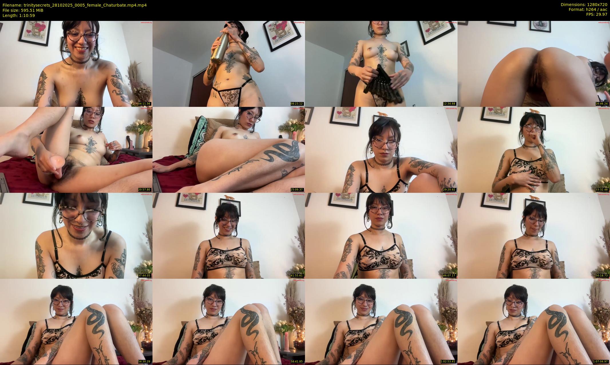 trinitysecrets — 71 minute Chaturbate female cam show recording, 720p, Oct 28, 2025
