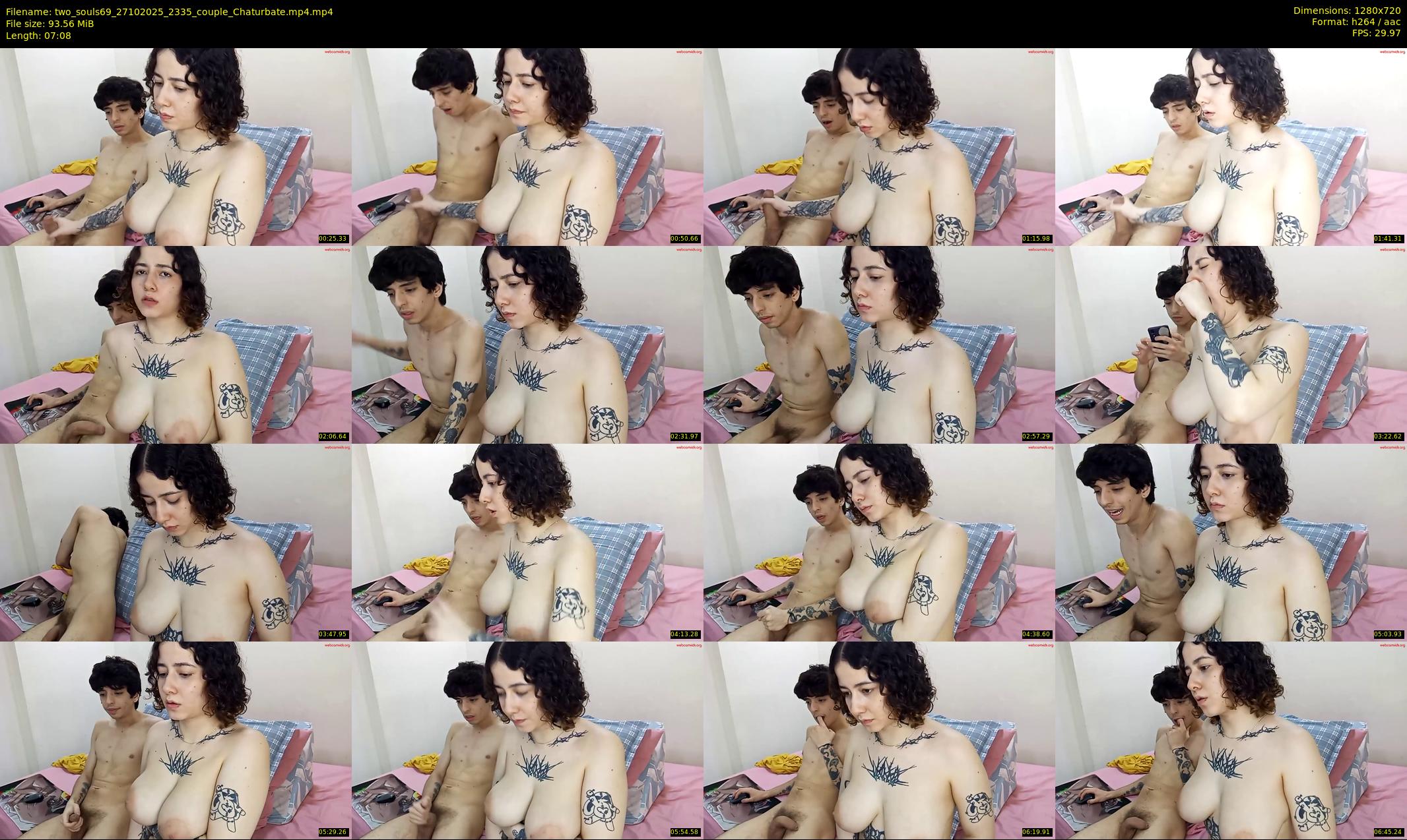 two_souls69 — 8 minute Chaturbate couple cam show recording, 720p, Oct 27, 2025