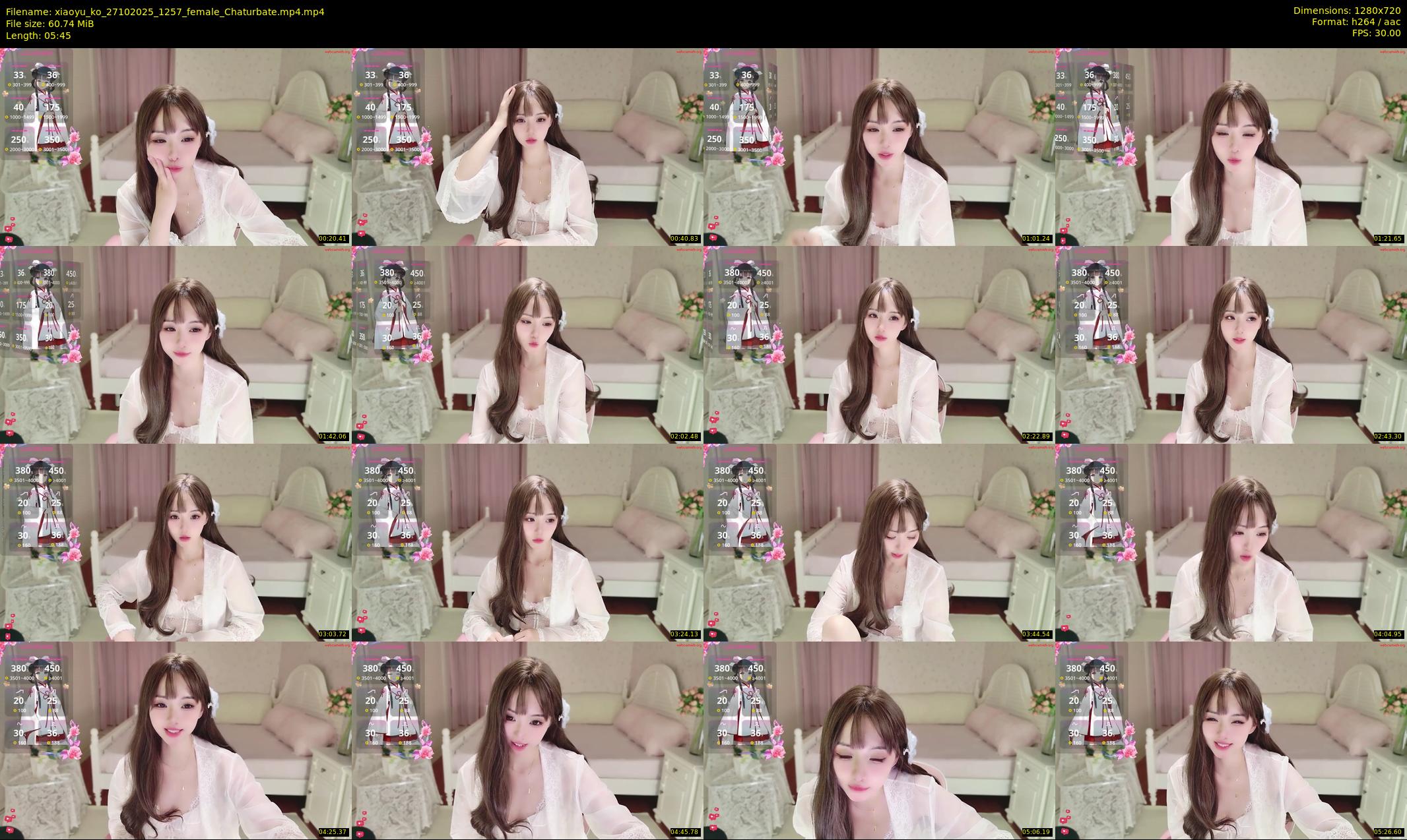 xiaoyu_ko — 6 minute Chaturbate female cam show recording, 720p, Oct 27, 2025