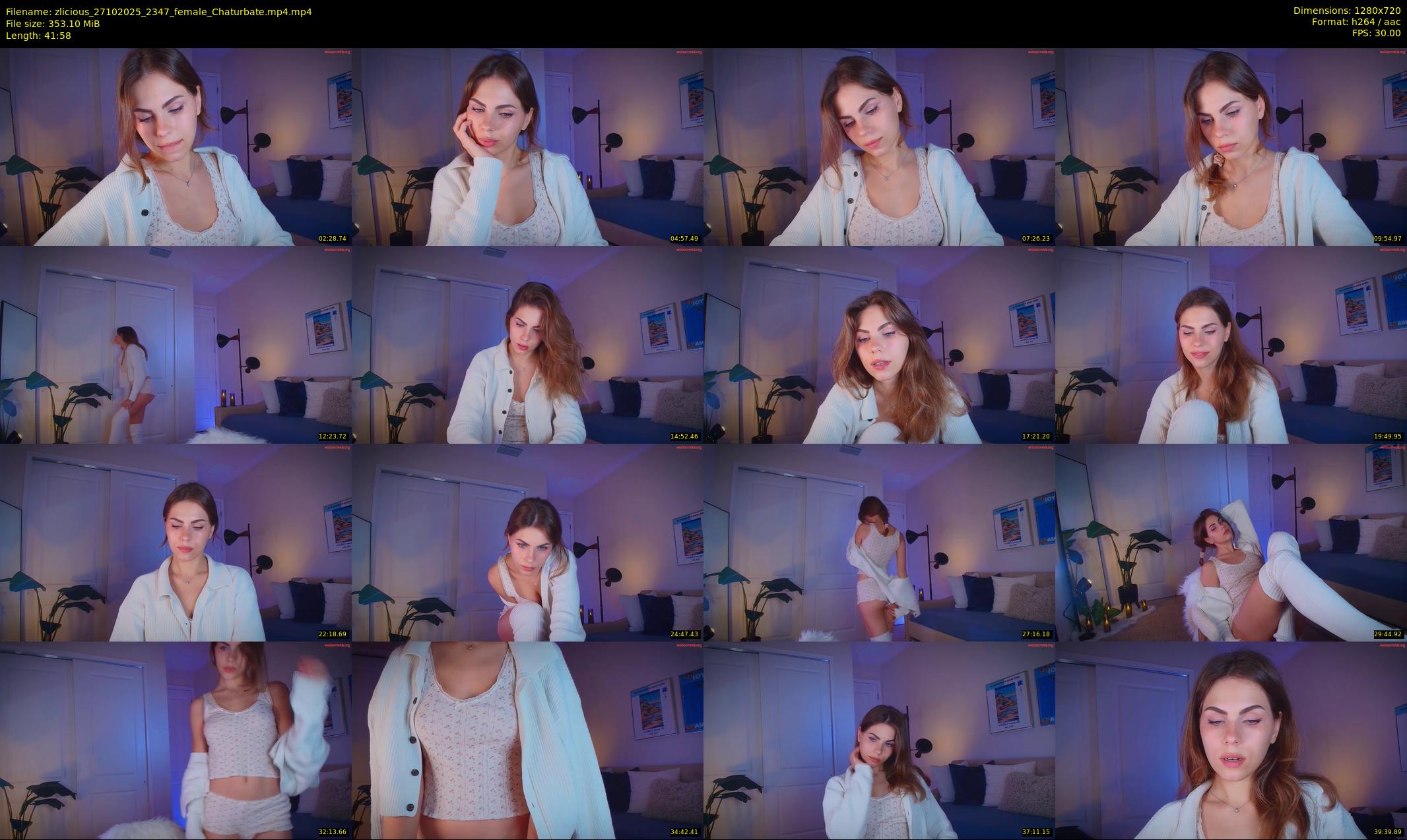 zlicious — 42 minute Chaturbate female cam show recording, 720p, Oct 27, 2025