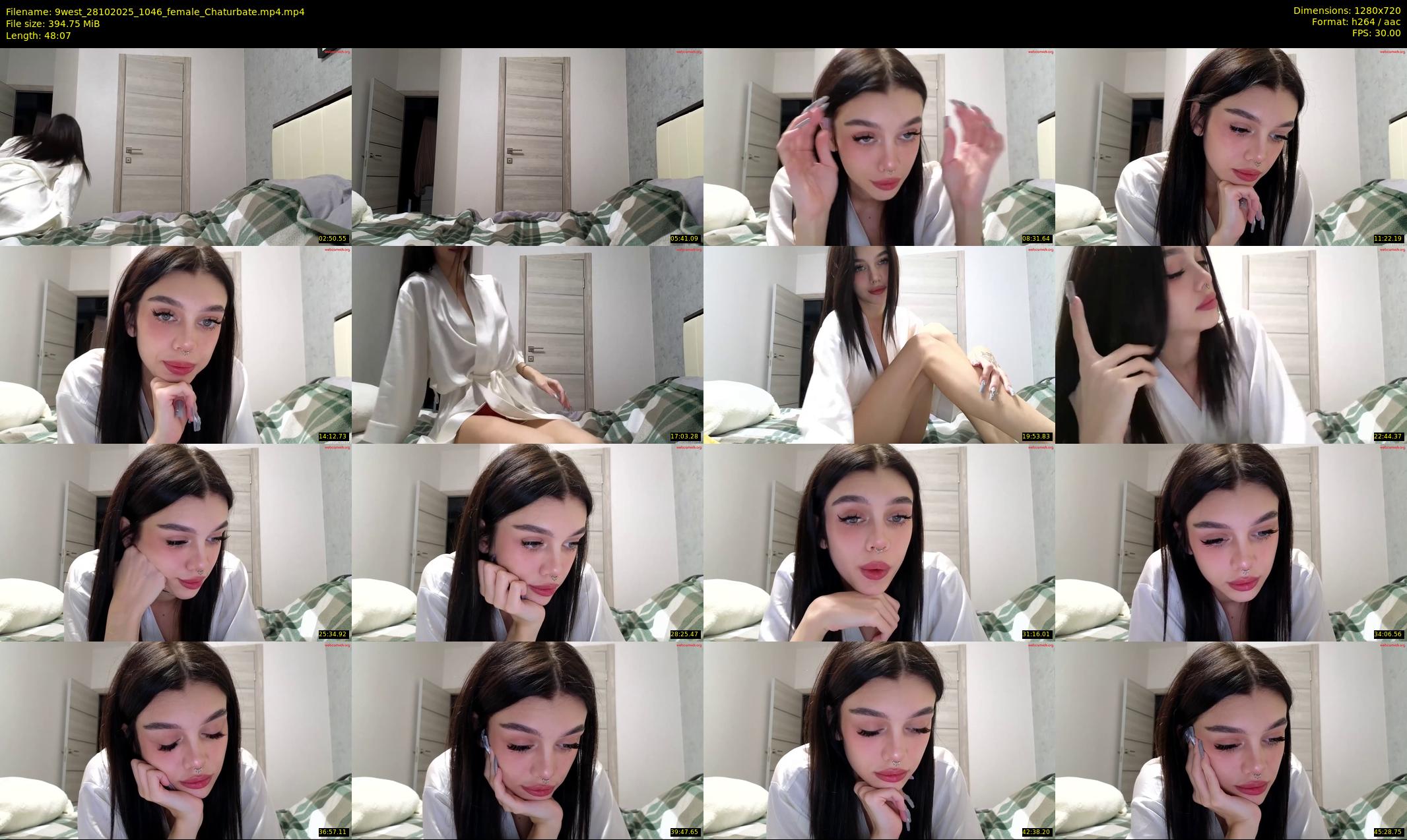9west — 49 minute Chaturbate female cam show recording, 720p, Oct 28, 2025