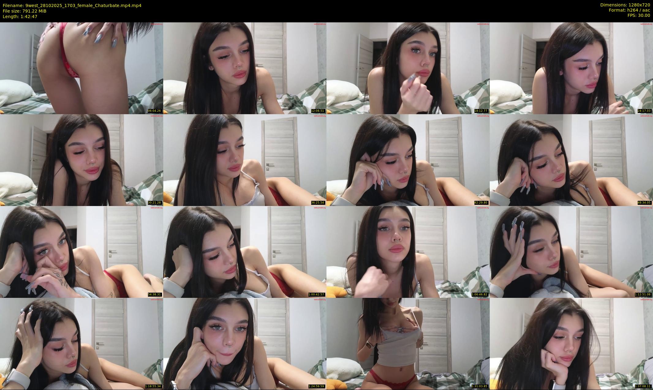 9west — 103 minute Chaturbate female cam show recording, 720p, Oct 28, 2025