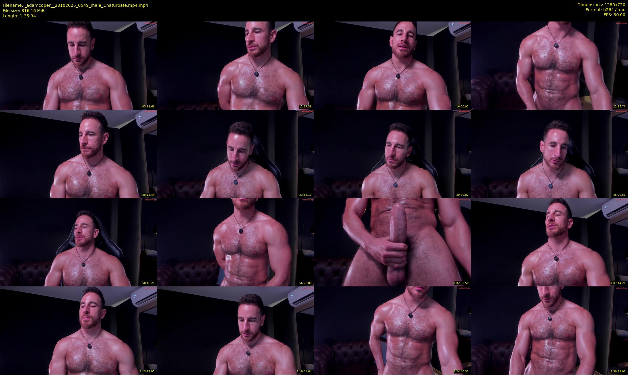 _adamcoper_ — 96 minute Chaturbate male cam show recording, 720p, Oct 28, 2025
