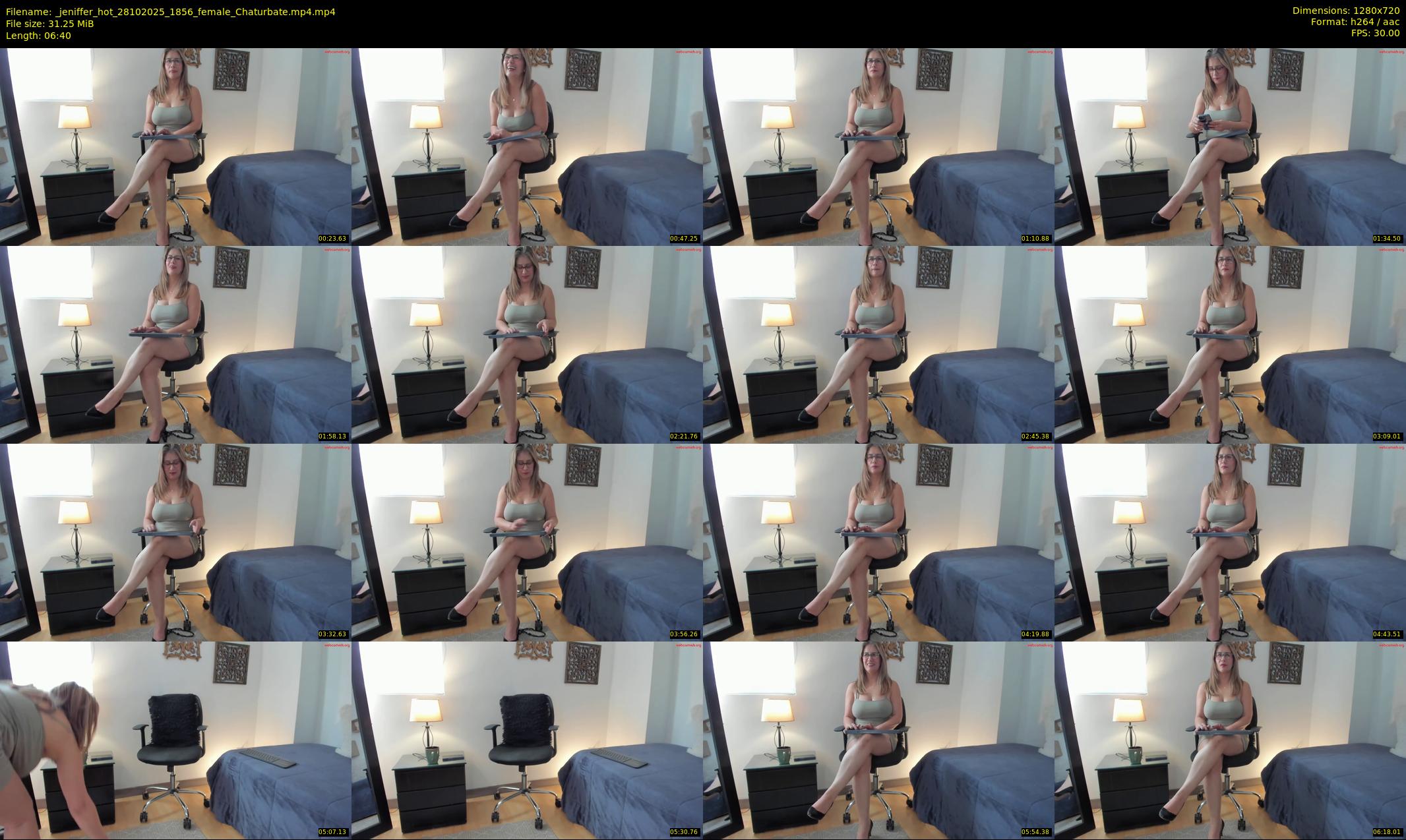 _jeniffer_hot — 7 minute Chaturbate female cam show recording, 720p, Oct 28, 2025