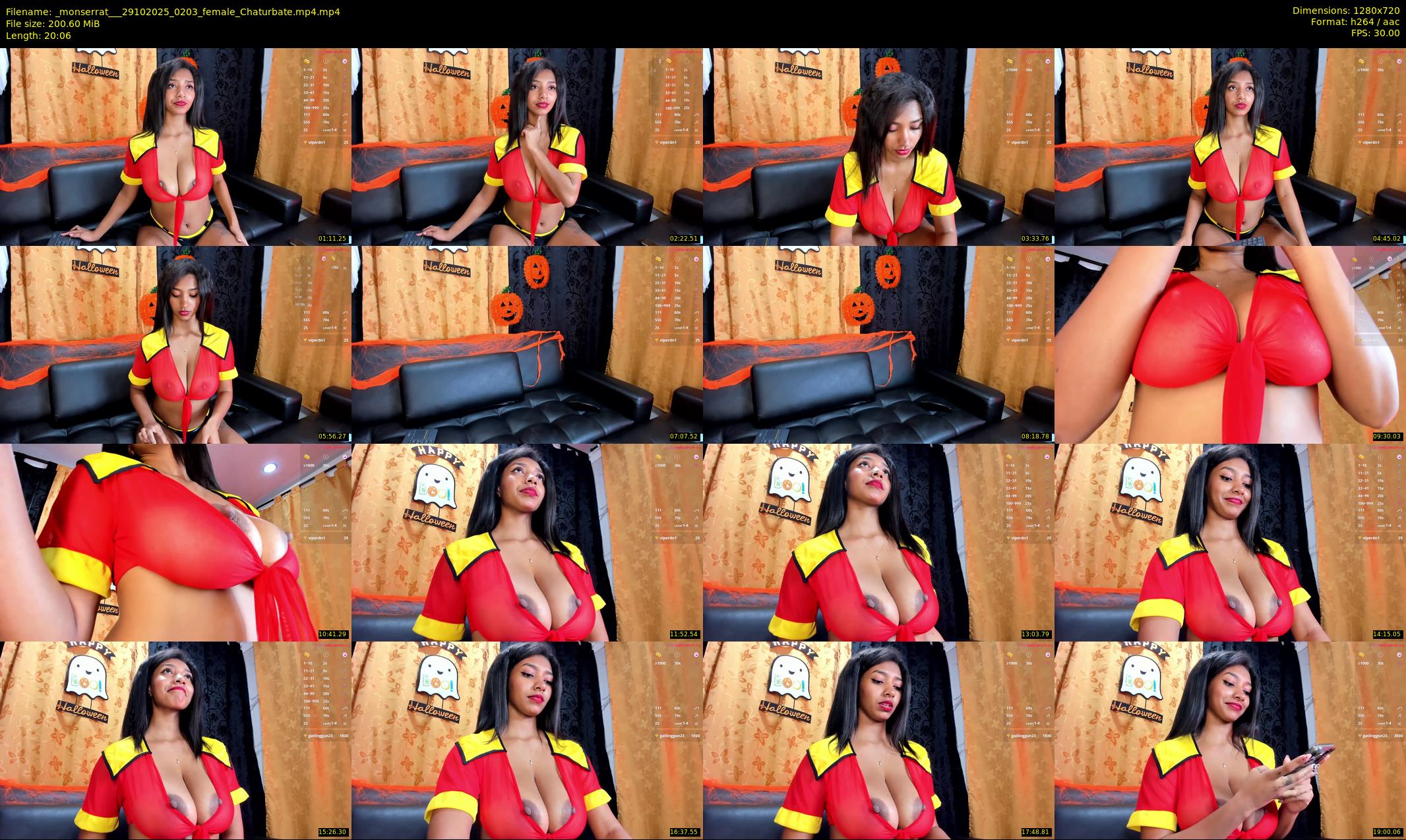 _monserrat__ — 21 minute Chaturbate female cam show recording, 720p, Oct 29, 2025