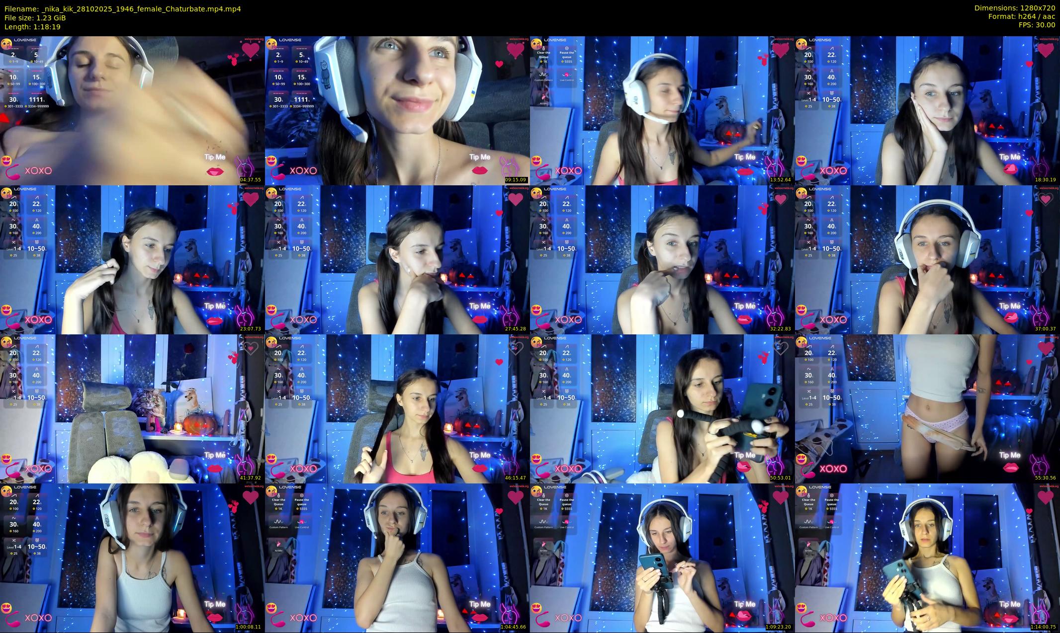 _nika_kik — 79 minute Chaturbate female cam show recording, 720p, Oct 28, 2025