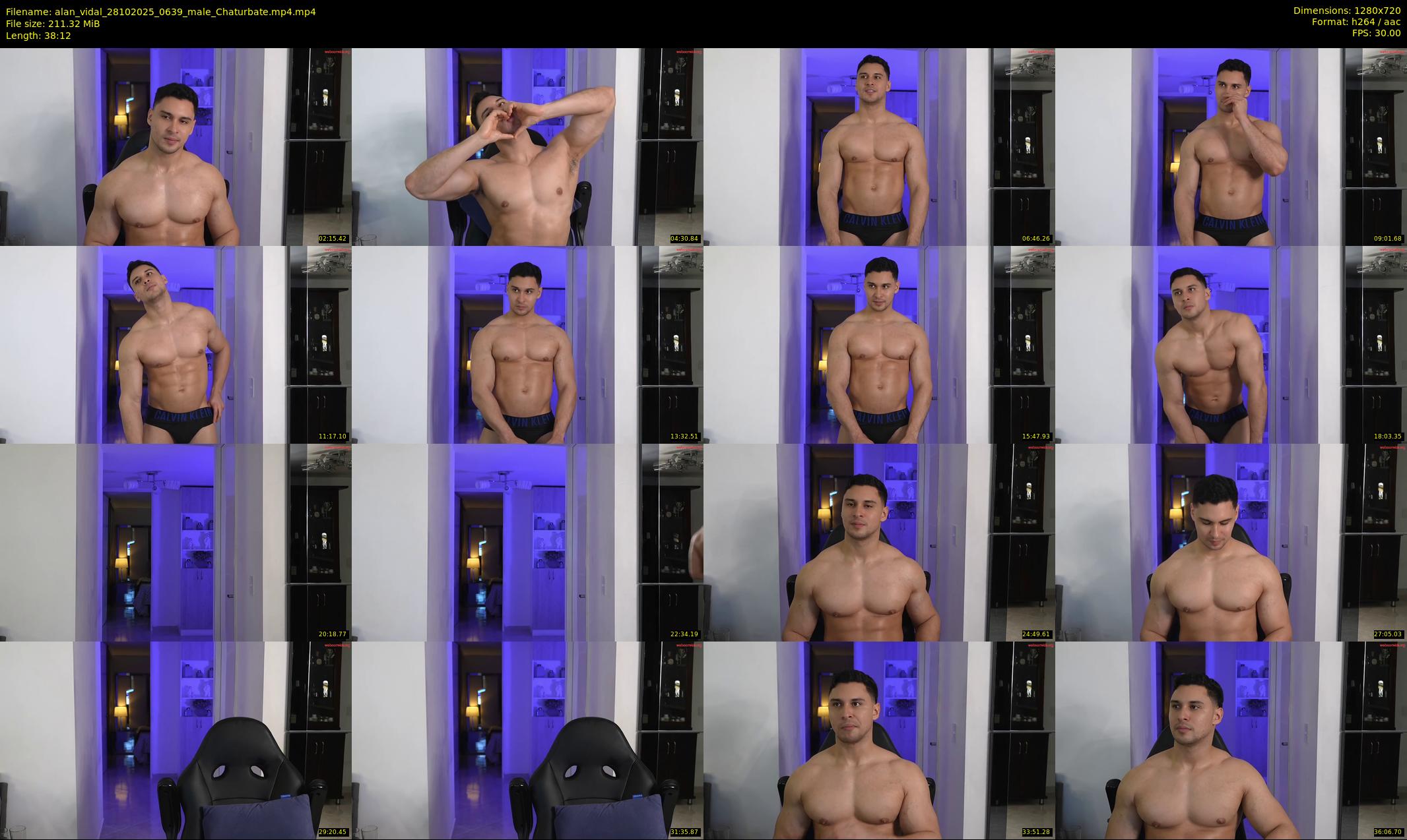alan_vidal — 39 minute Chaturbate male cam show recording, 720p, Oct 28, 2025