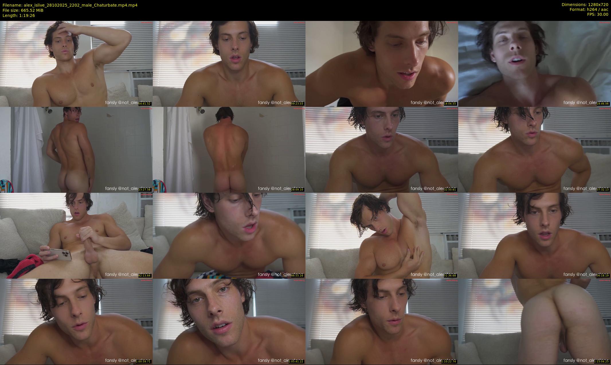 alex_islive — 80 minute Chaturbate male cam show recording, 720p, Oct 28, 2025