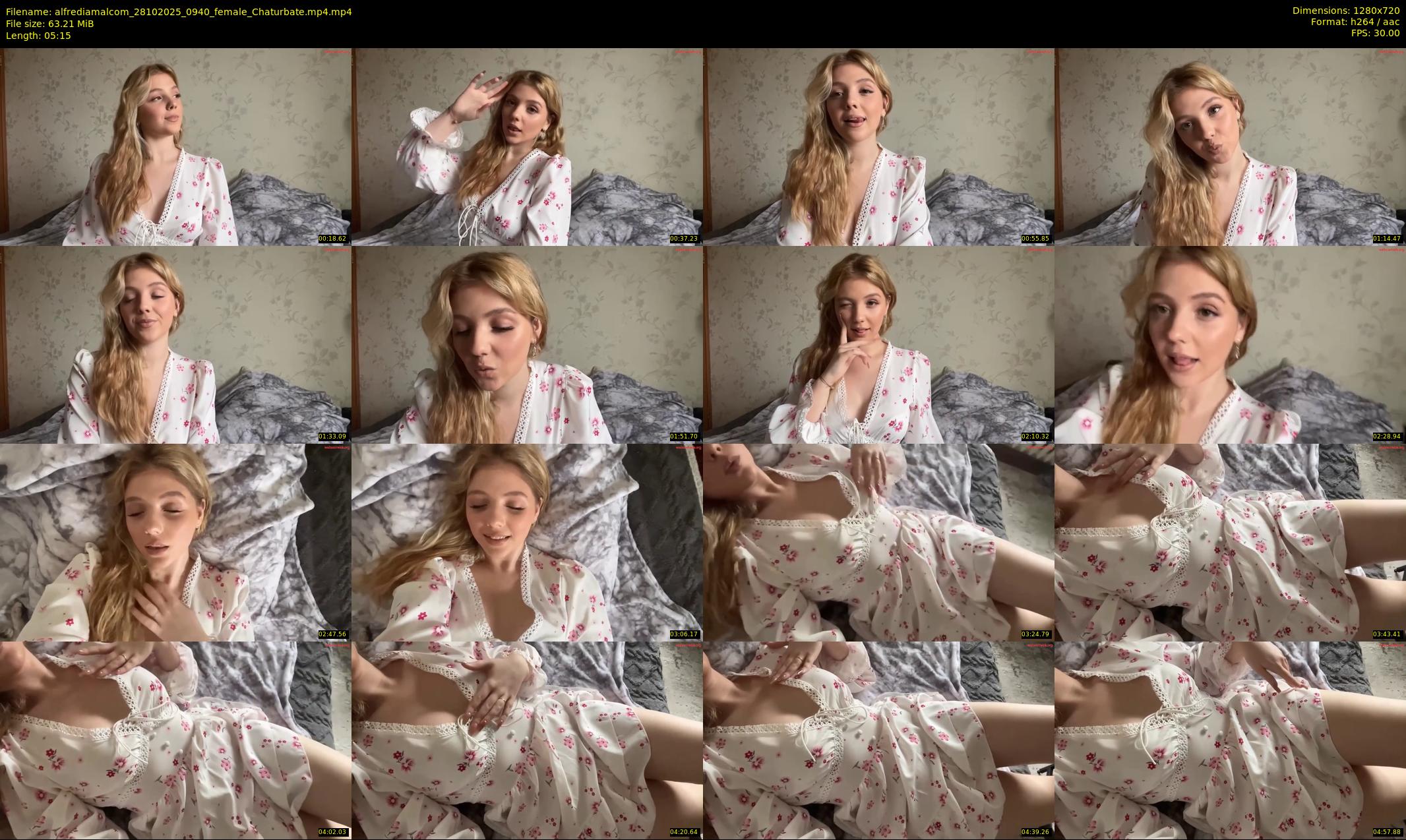 alfrediamalcom — 6 minute Chaturbate female cam show recording, 720p, Oct 28, 2025