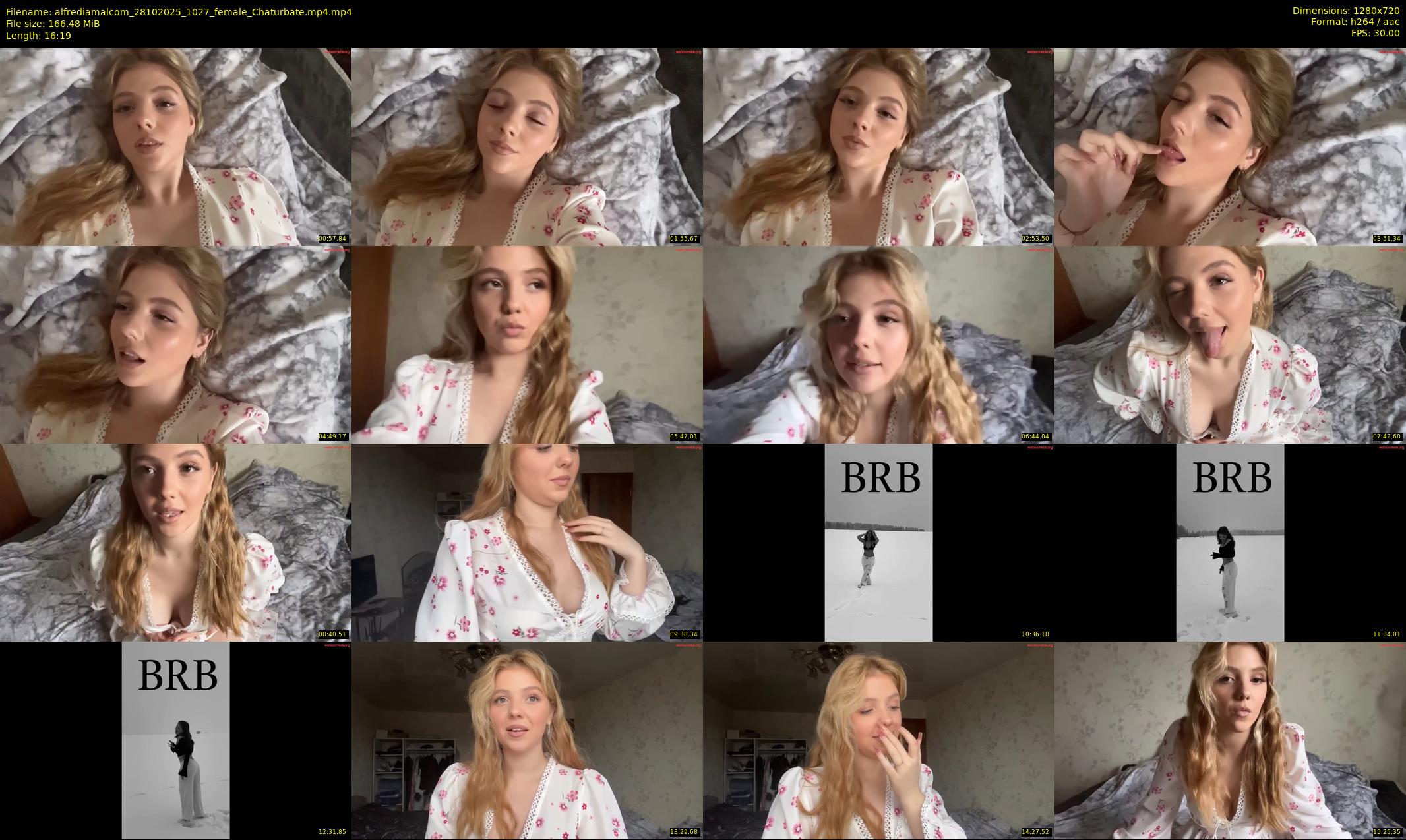 alfrediamalcom — 17 minute Chaturbate female cam show recording, 720p, Oct 28, 2025