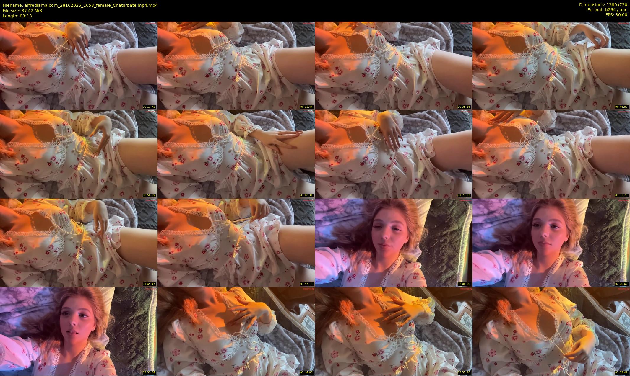 alfrediamalcom — 4 minute Chaturbate female cam show recording, 720p, Oct 28, 2025