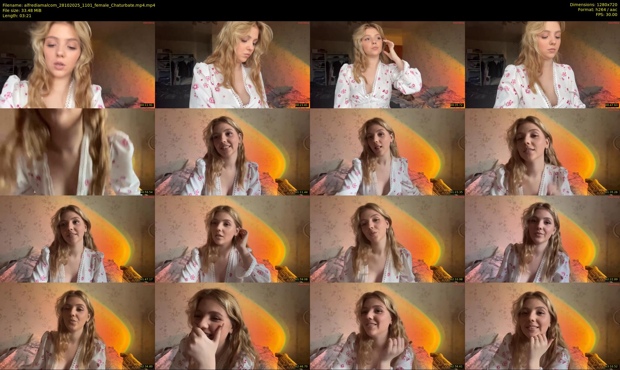 alfrediamalcom — 4 minute Chaturbate female cam show recording, 720p, Oct 28, 2025