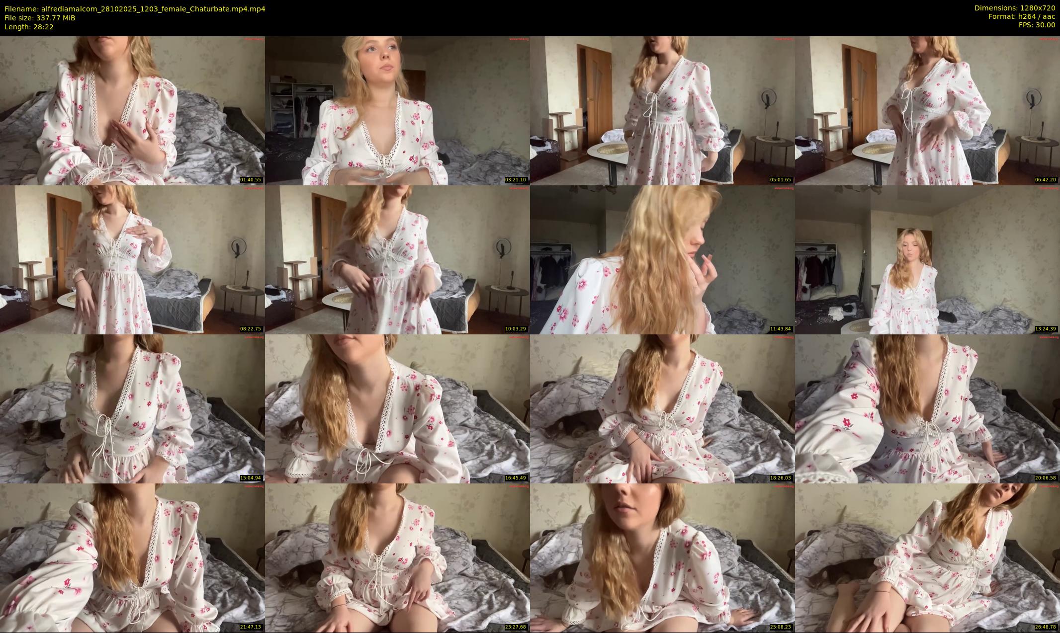 alfrediamalcom — 29 minute Chaturbate female cam show recording, 720p, Oct 28, 2025
