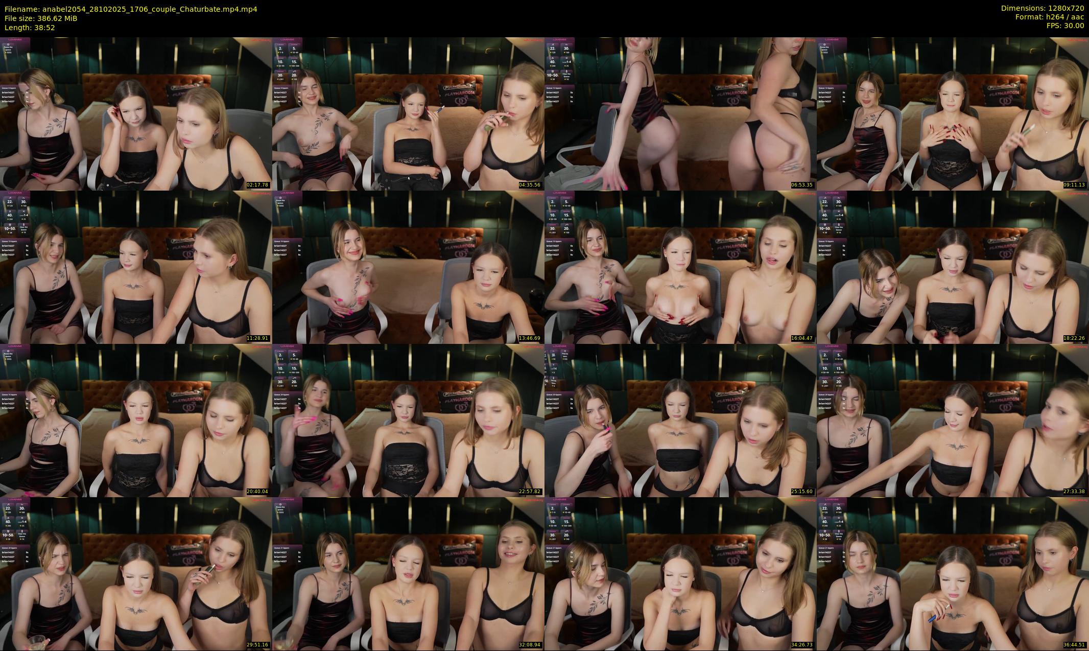 anabel2054 — 39 minute Chaturbate female cam show recording, 720p, Oct 28, 2025