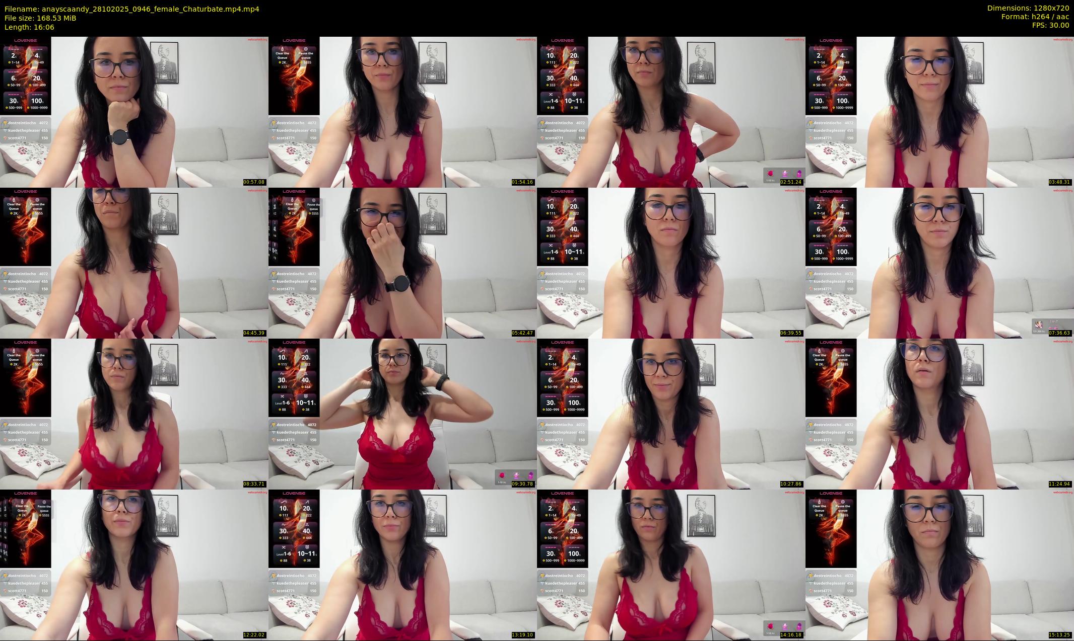 anayscaandy — 17 minute Chaturbate female cam show recording, 720p, Oct 28, 2025