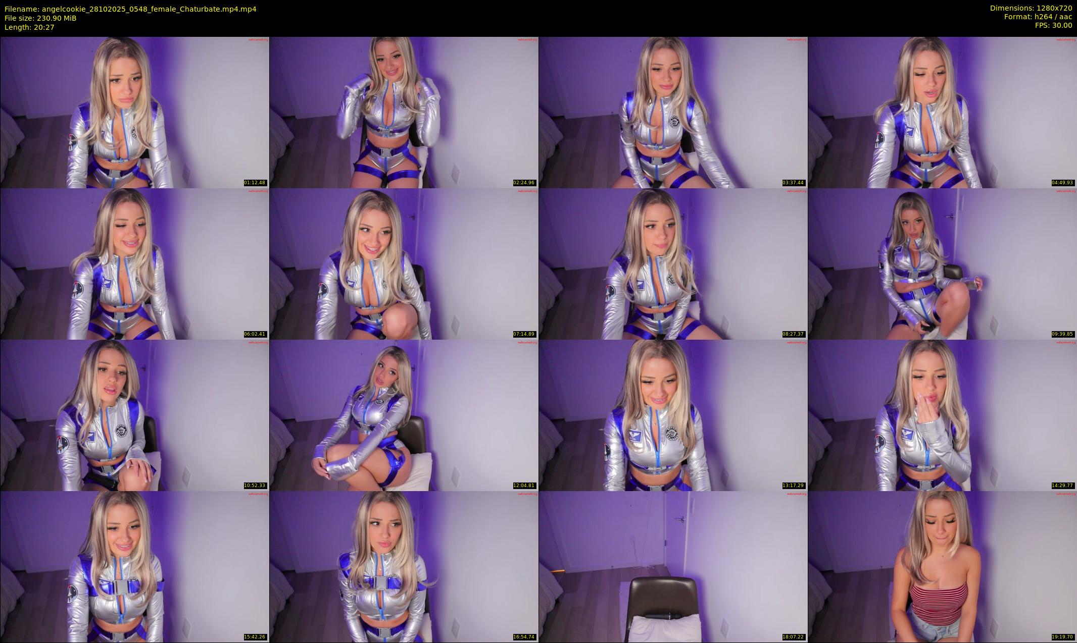 angelcookie — 21 minute Chaturbate female cam show recording, 720p, Oct 28, 2025