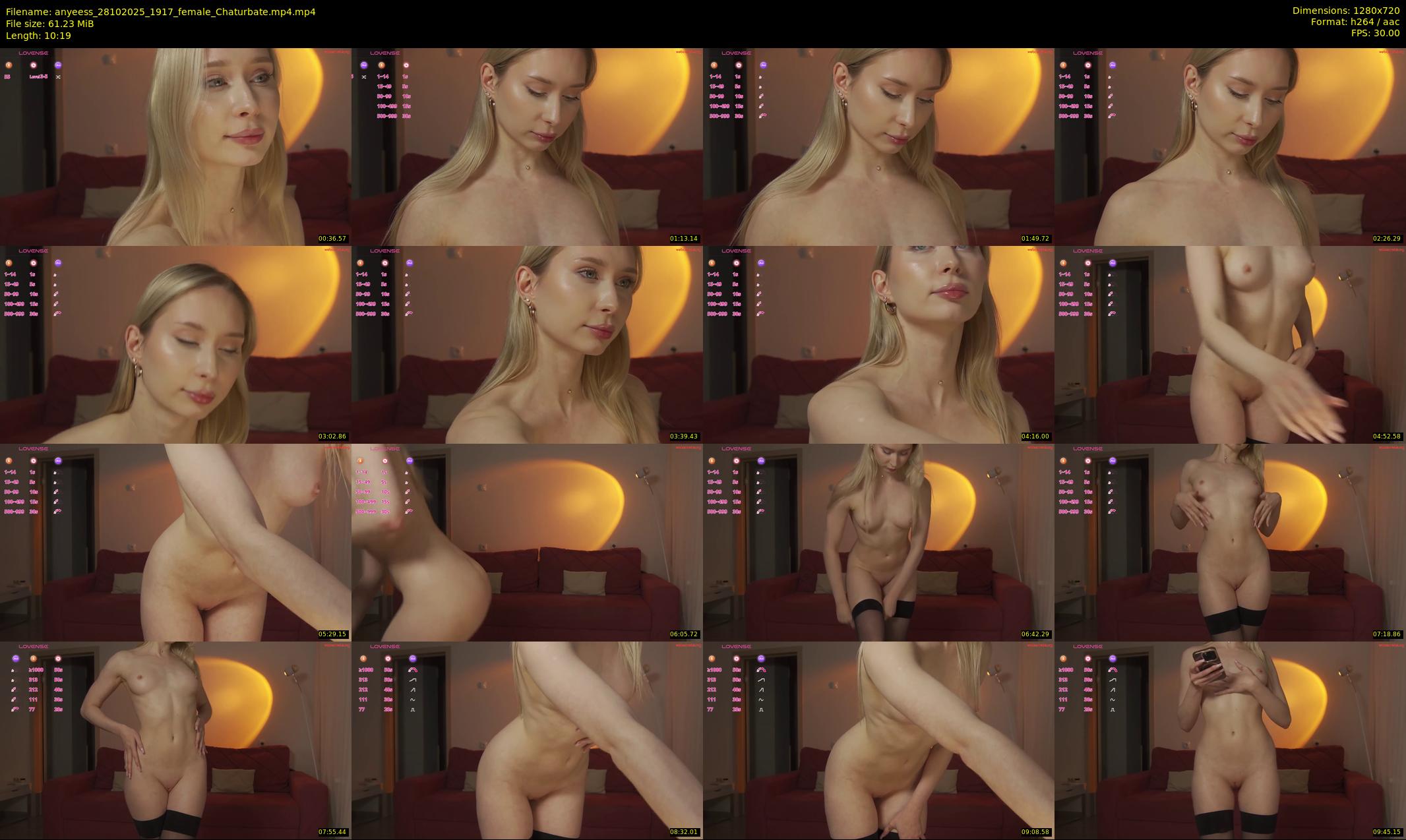 anyeess — 11 minute Chaturbate female cam show recording, 720p, Oct 28, 2025