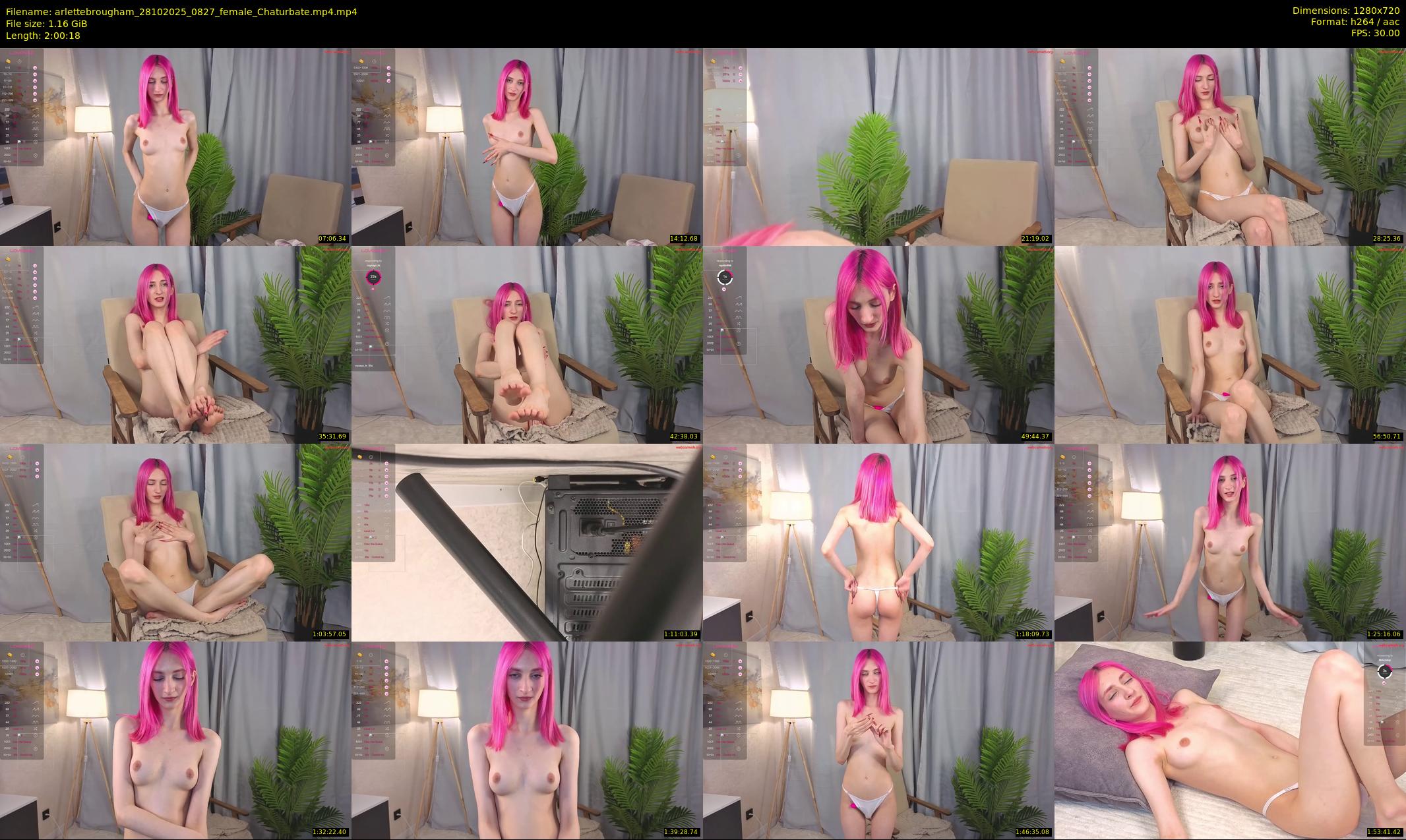 arlettebrougham — 121 minute Chaturbate female cam show recording, 720p, Oct 28, 2025