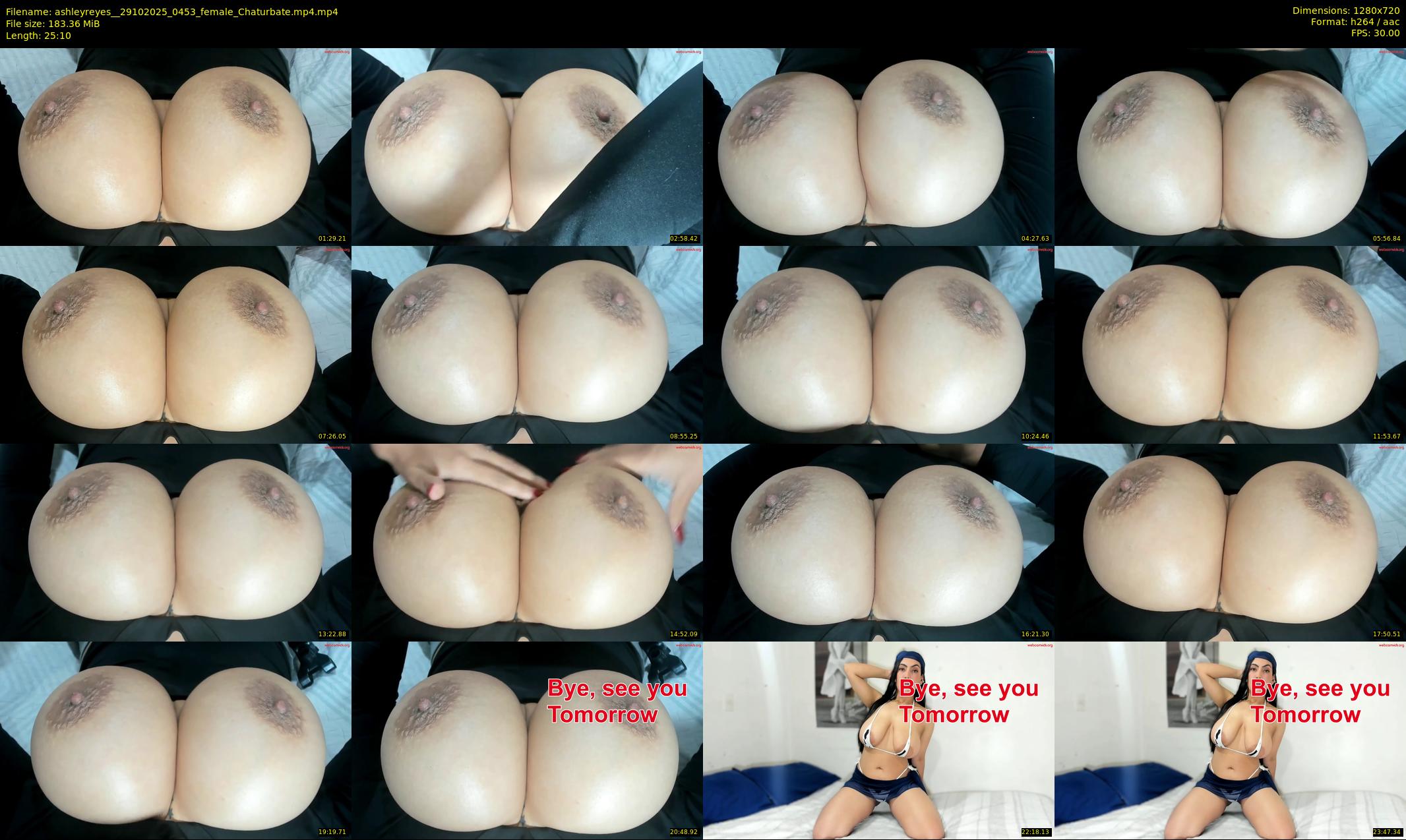 ashleyreyes_ — 26 minute Chaturbate female cam show recording, 720p, Oct 29, 2025