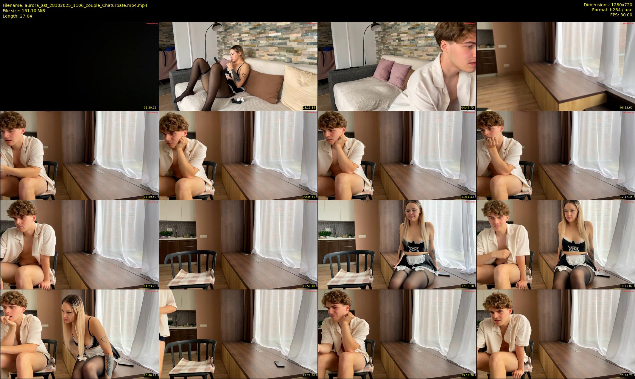 aurora_ast — 28 minute Chaturbate couple cam show recording, 720p, Oct 28, 2025