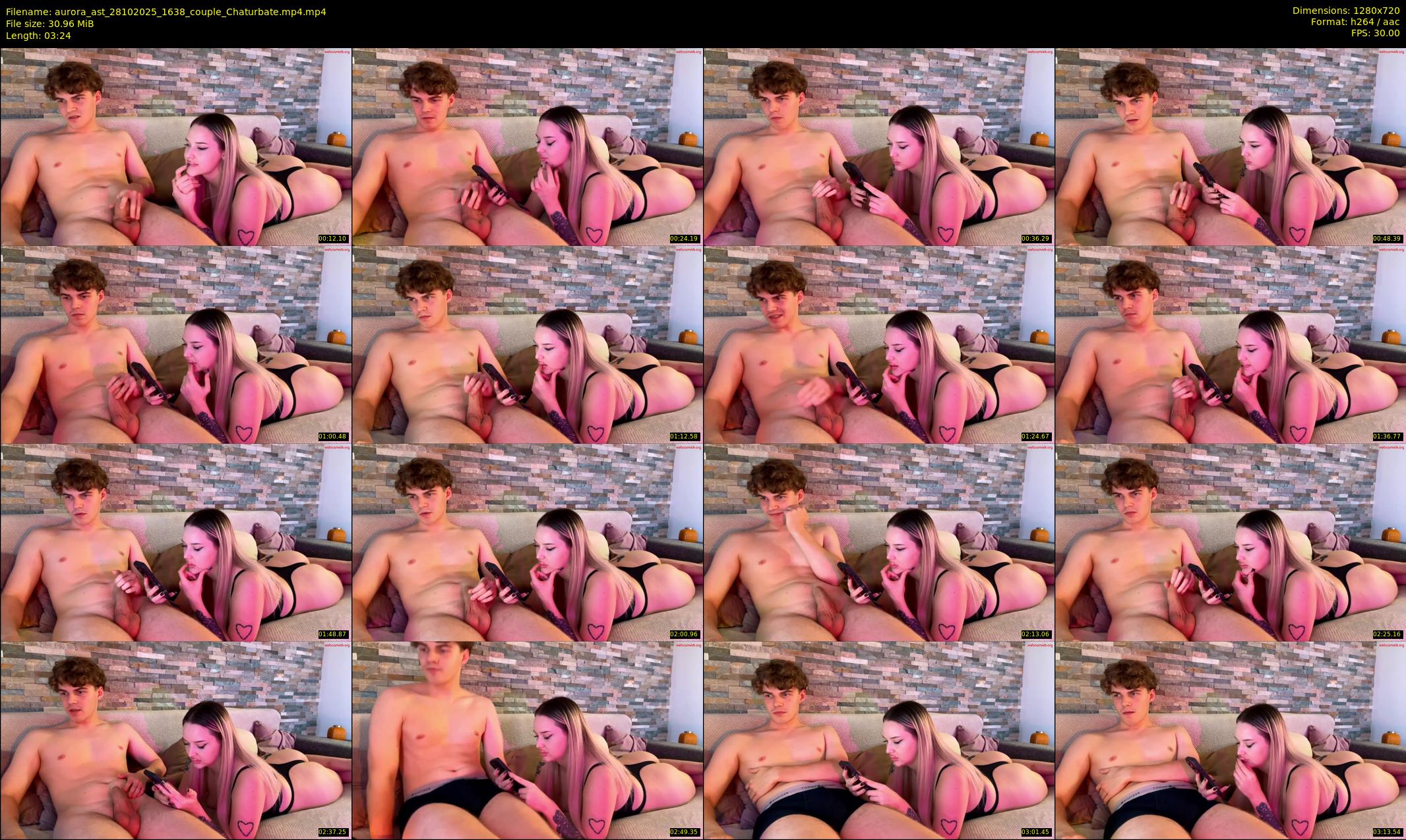 aurora_ast — 4 minute Chaturbate couple cam show recording, 720p, Oct 28, 2025