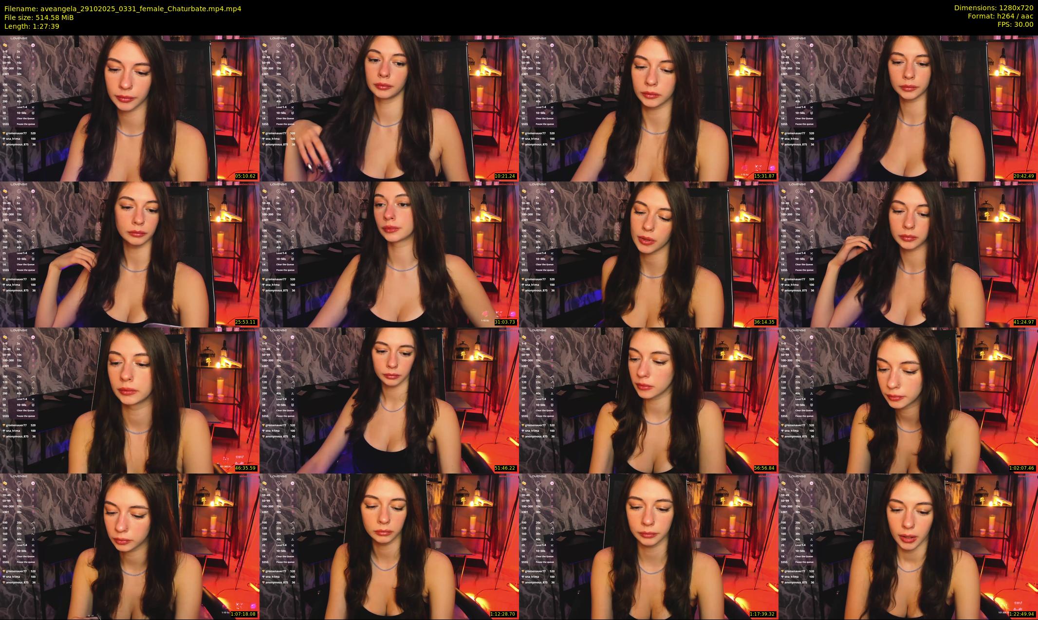 aveangela — 88 minute Chaturbate couple cam show recording, 720p, Oct 29, 2025