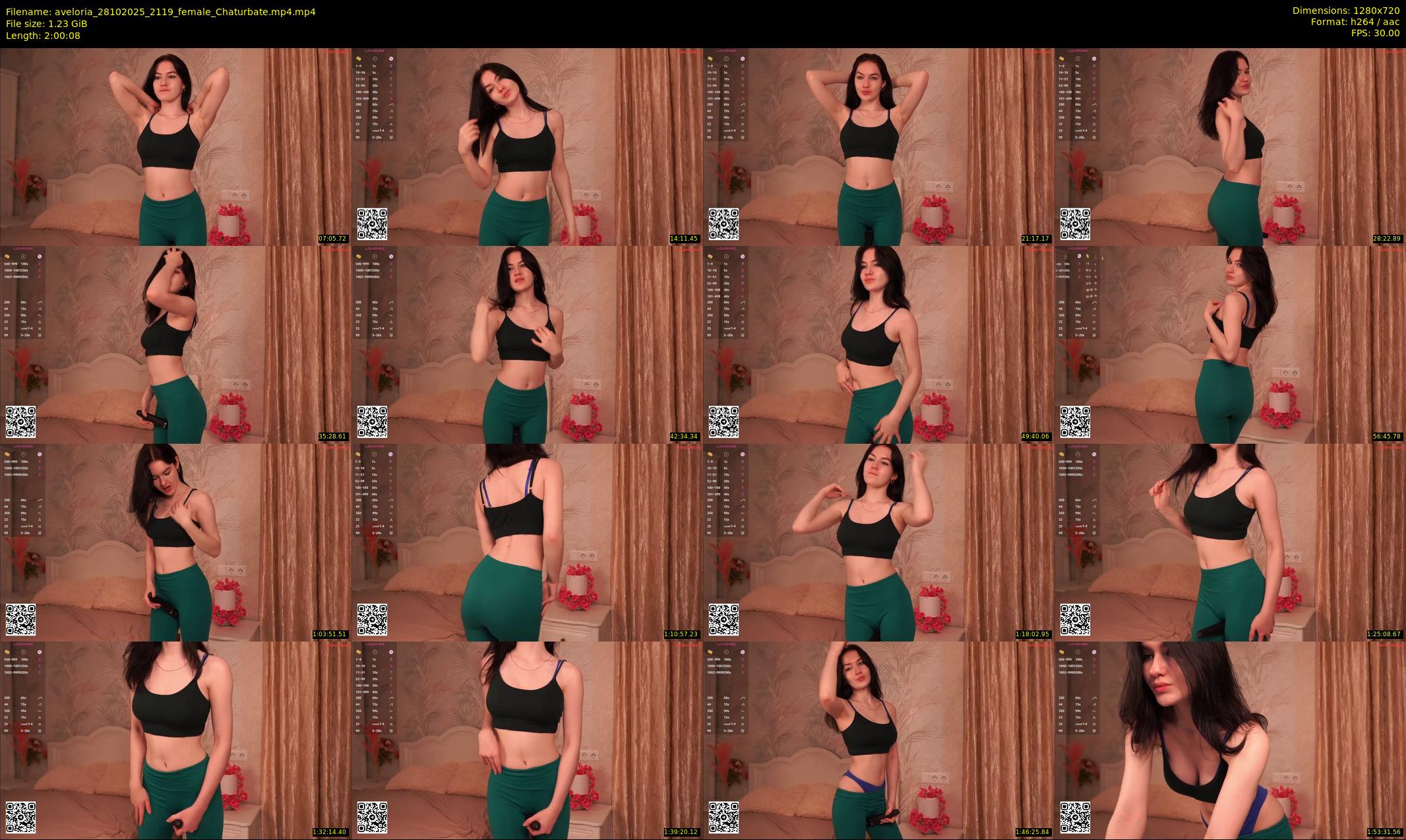aveloria — 121 minute Chaturbate female cam show recording, 720p, Oct 28, 2025