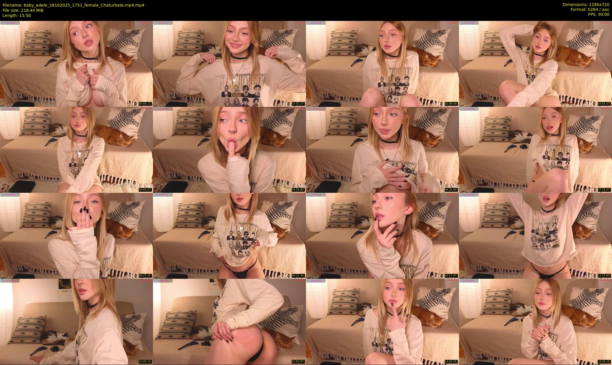 baby_adele — 16 minute Chaturbate female cam show recording, 720p, Oct 28, 2025