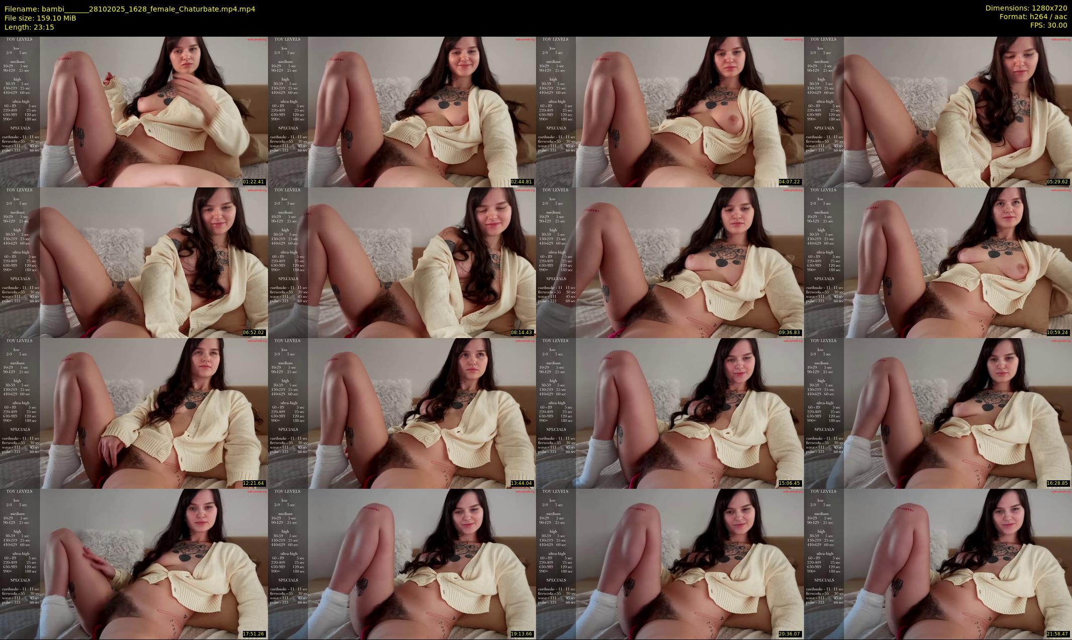 bambi______ — 24 minute Chaturbate female cam show recording, 720p, Oct 28, 2025