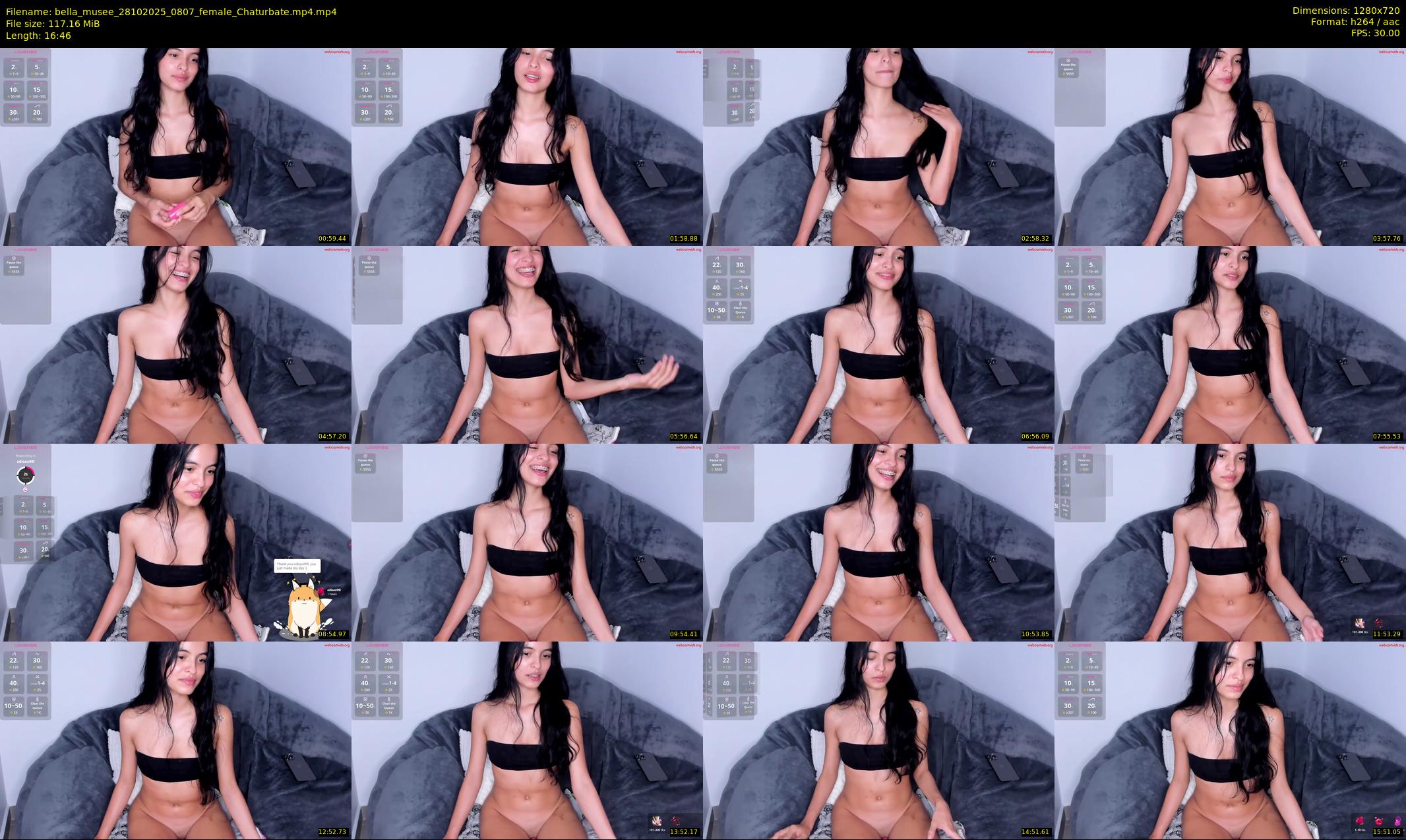 bella_musee — 17 minute Chaturbate female cam show recording, 720p, Oct 28, 2025