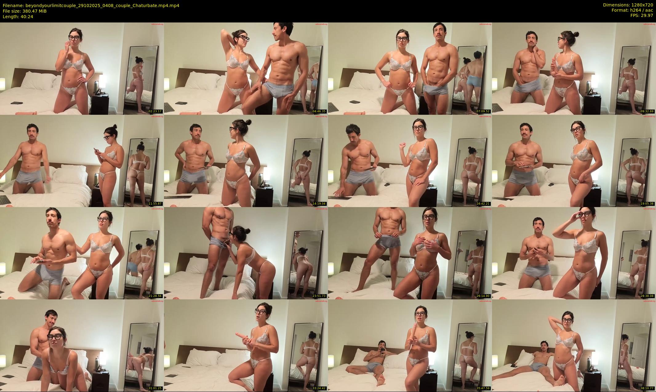 beyondyourlimitcouple — 41 minute Chaturbate couple cam show recording, 720p, Oct 29, 2025