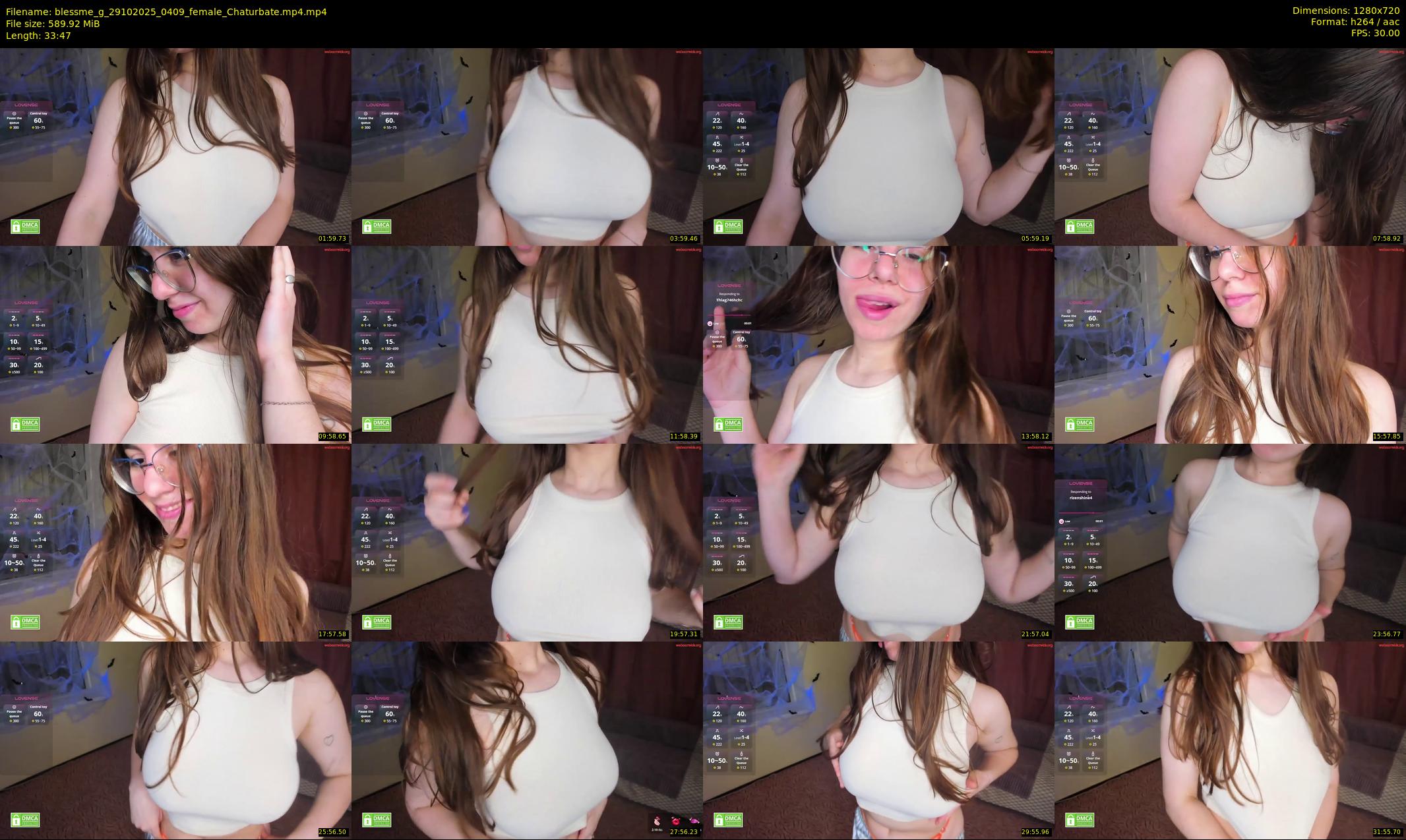 blessme_g — 34 minute Chaturbate female cam show recording, 720p, Oct 29, 2025