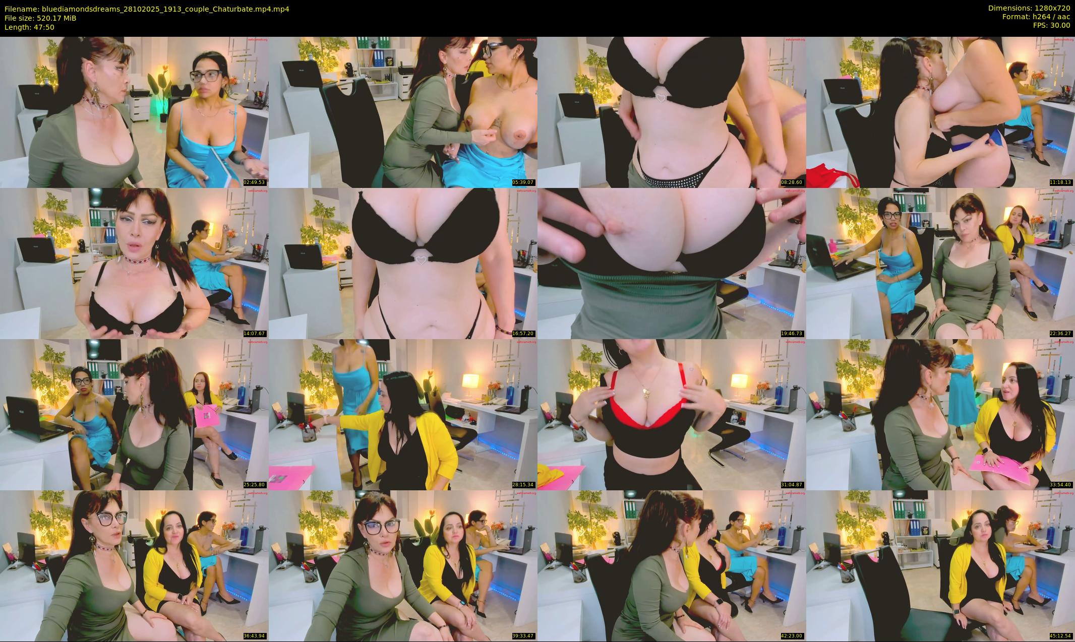 bluediamondsdreams — 48 minute Chaturbate couple cam show recording, 720p, Oct 28, 2025
