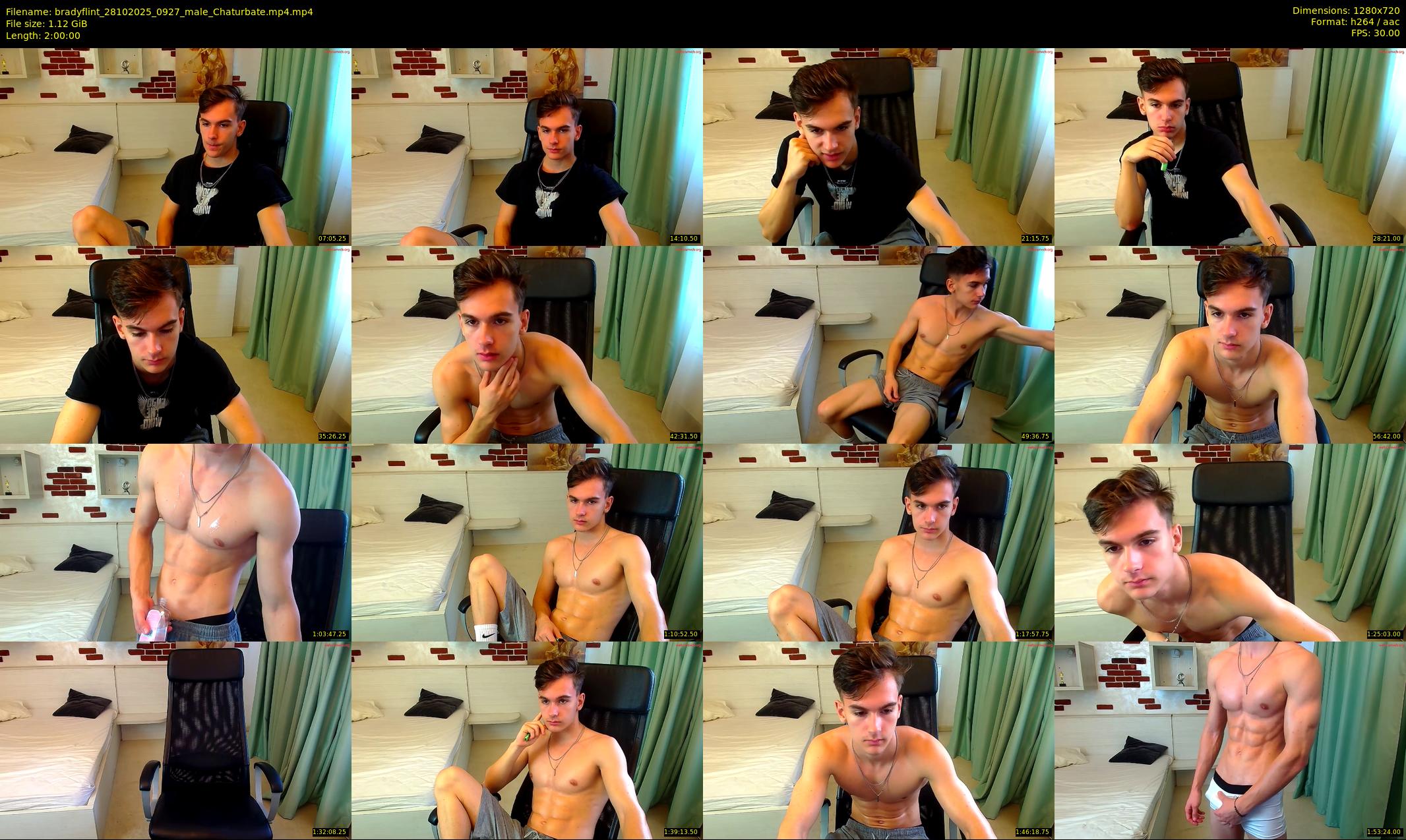 bradyflint — 120 minute Chaturbate male cam show recording, 720p, Oct 28, 2025
