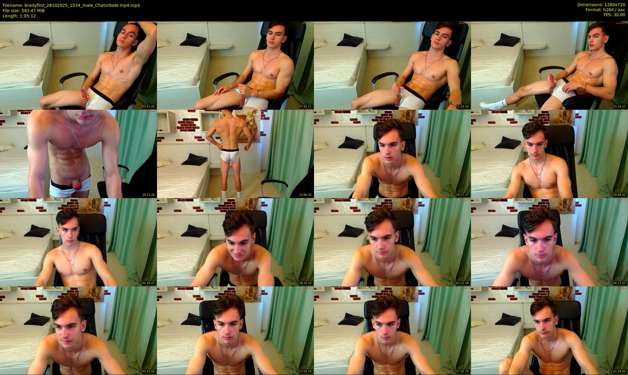 bradyflint — 66 minute Chaturbate male cam show recording, 720p, Oct 28, 2025