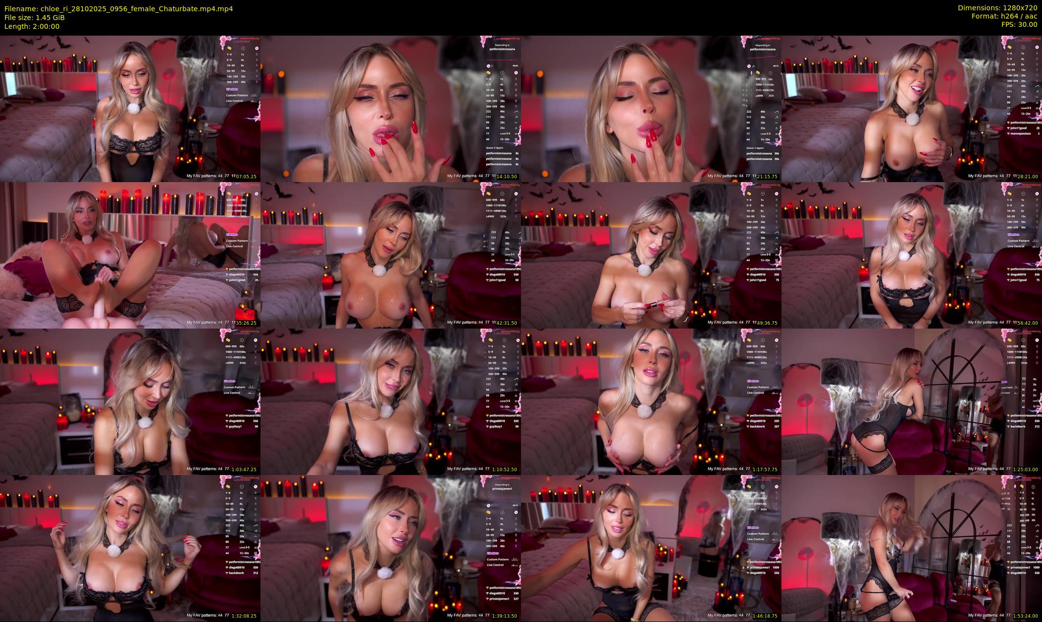 chloe_ri — 120 minute Chaturbate female cam show recording, 720p, Oct 28, 2025
