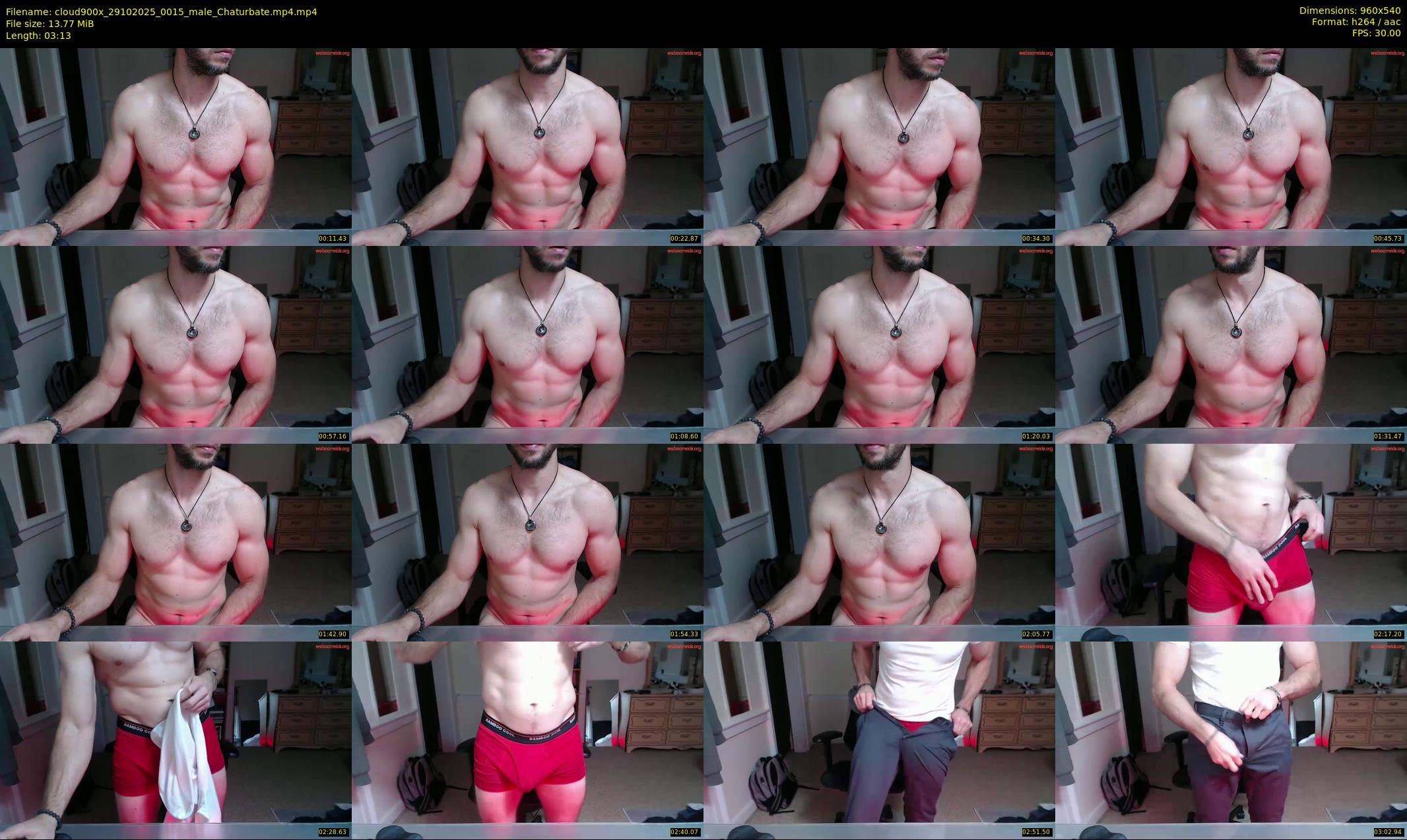 cloud900x — 4 minute Chaturbate male cam show recording, 480p, Oct 29, 2025