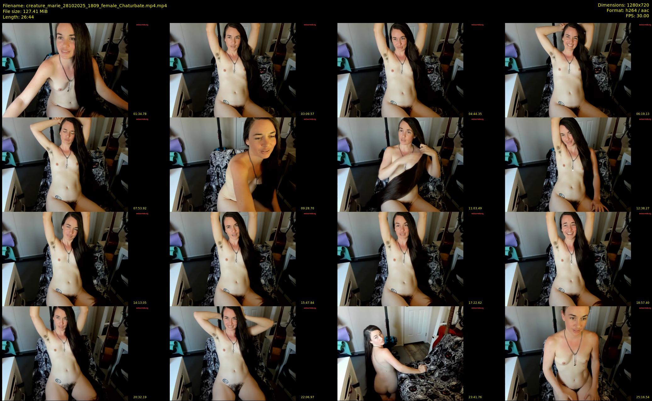 creature_marie — 27 minute Chaturbate female cam show recording, 720p, Oct 28, 2025