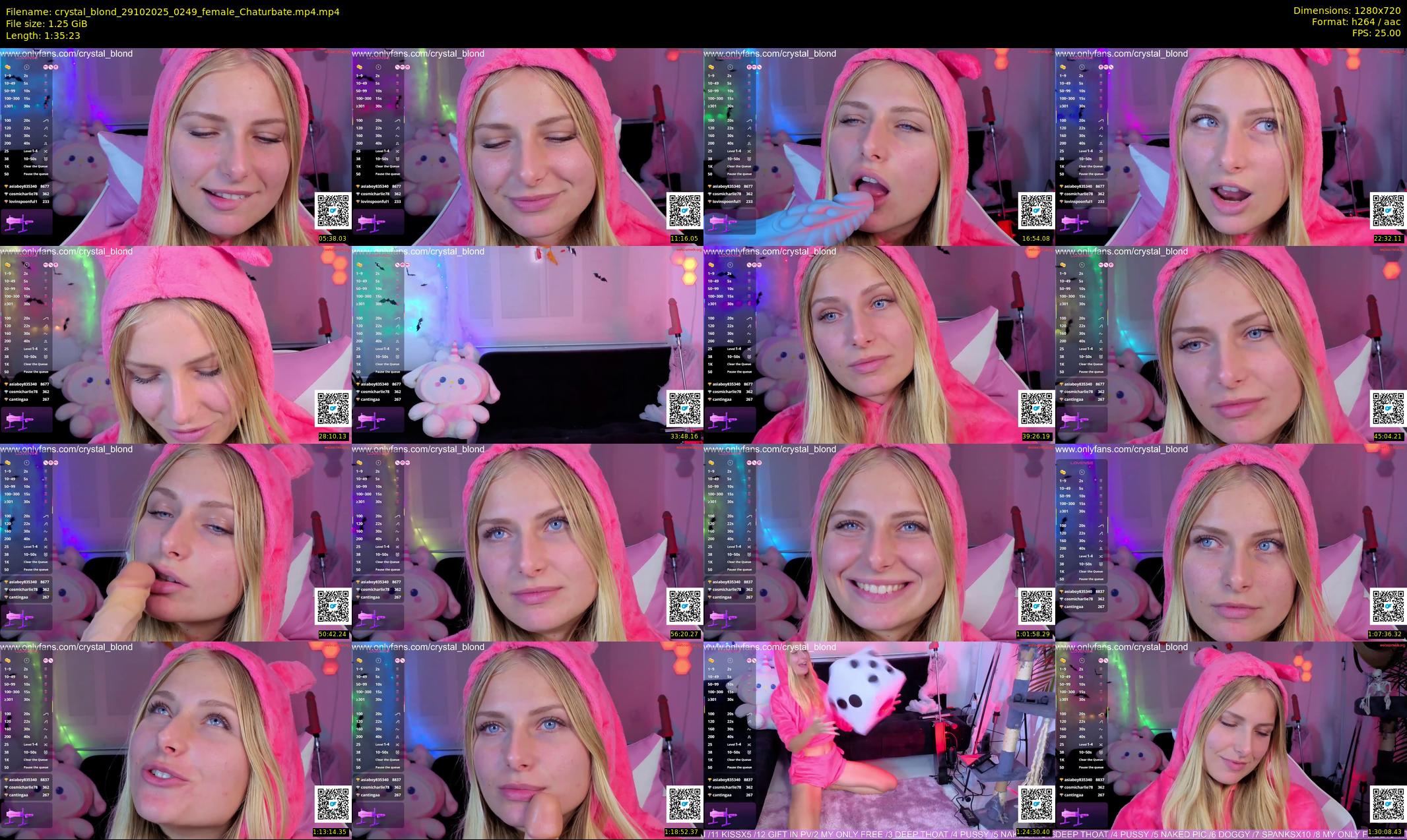 crystal_blond — 96 minute Chaturbate female cam show recording, 720p, Oct 29, 2025