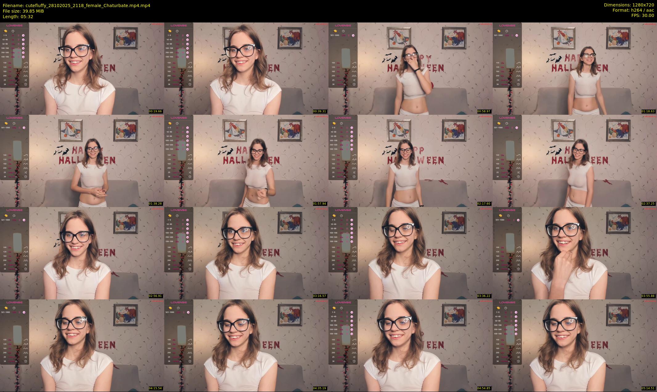 cutefluffy — 6 minute Chaturbate female cam show recording, 720p, Oct 28, 2025