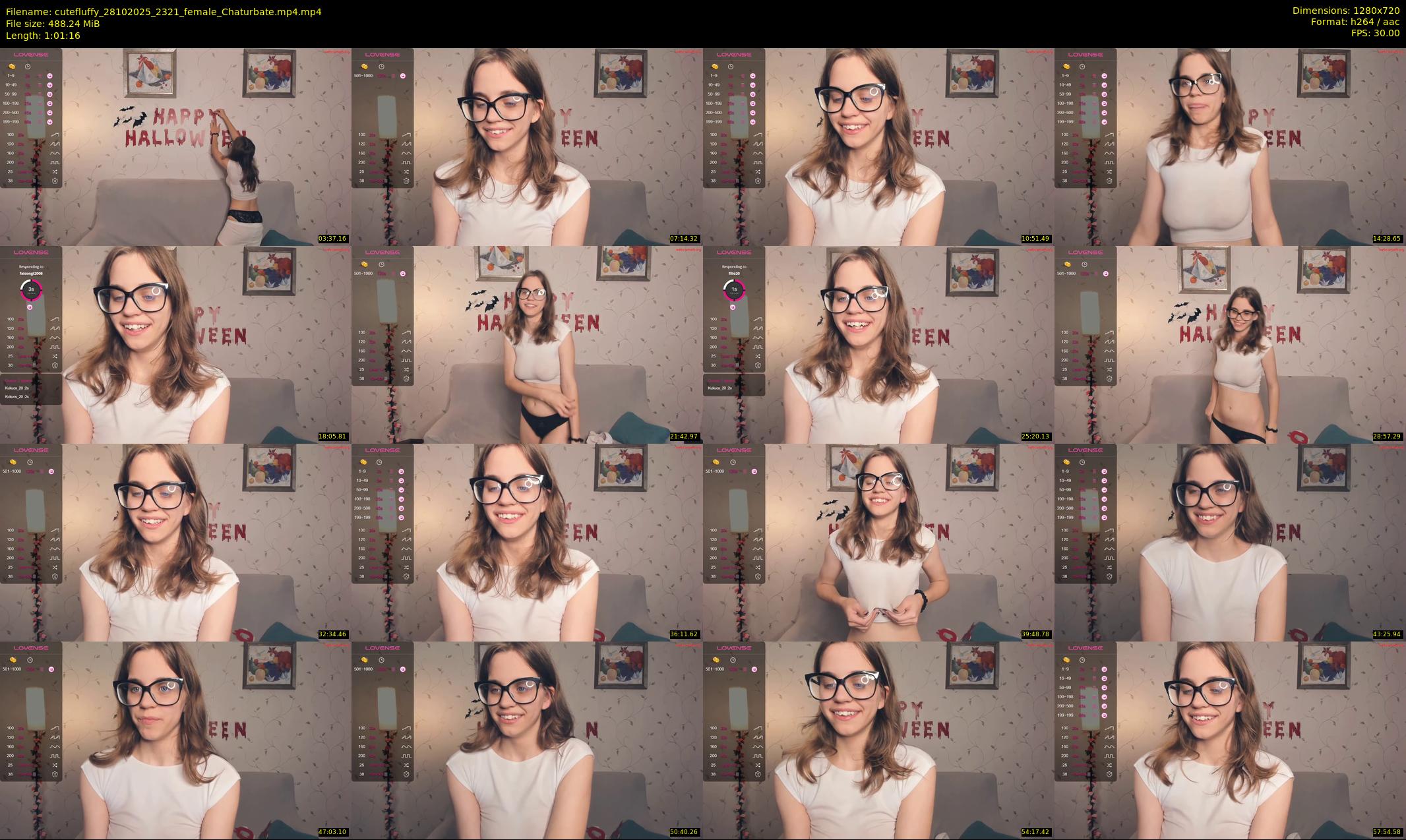 cutefluffy — 62 minute Chaturbate female cam show recording, 720p, Oct 28, 2025