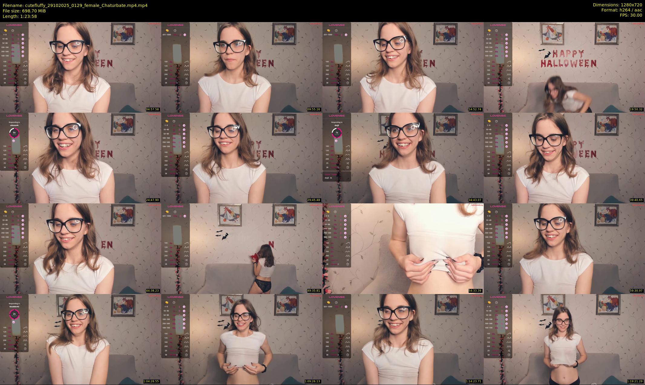 cutefluffy — 84 minute Chaturbate female cam show recording, 720p, Oct 29, 2025