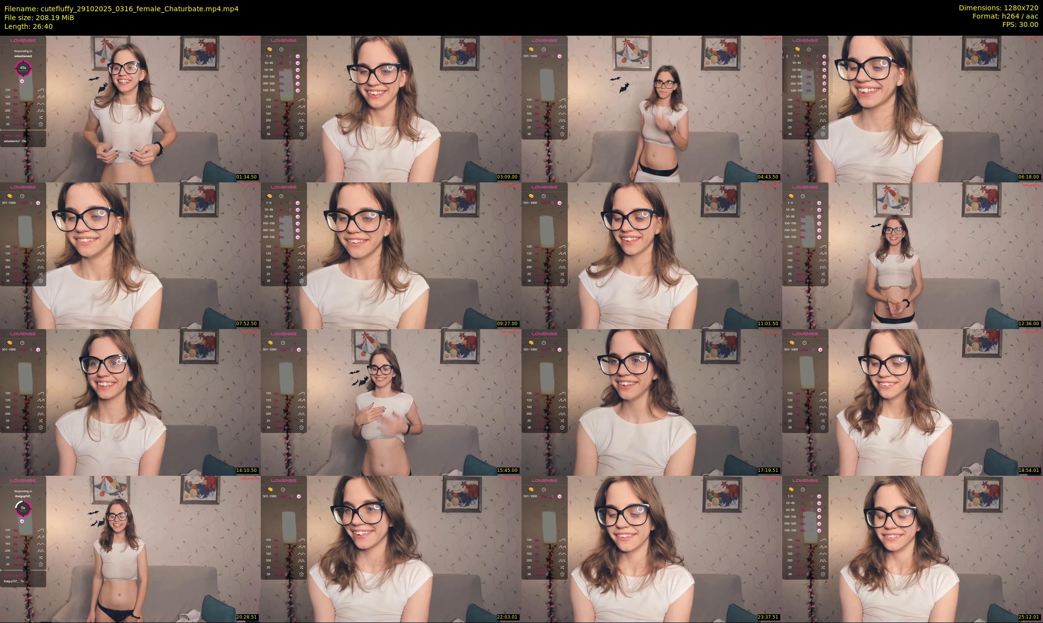 cutefluffy — 27 minute Chaturbate female cam show recording, 720p, Oct 29, 2025